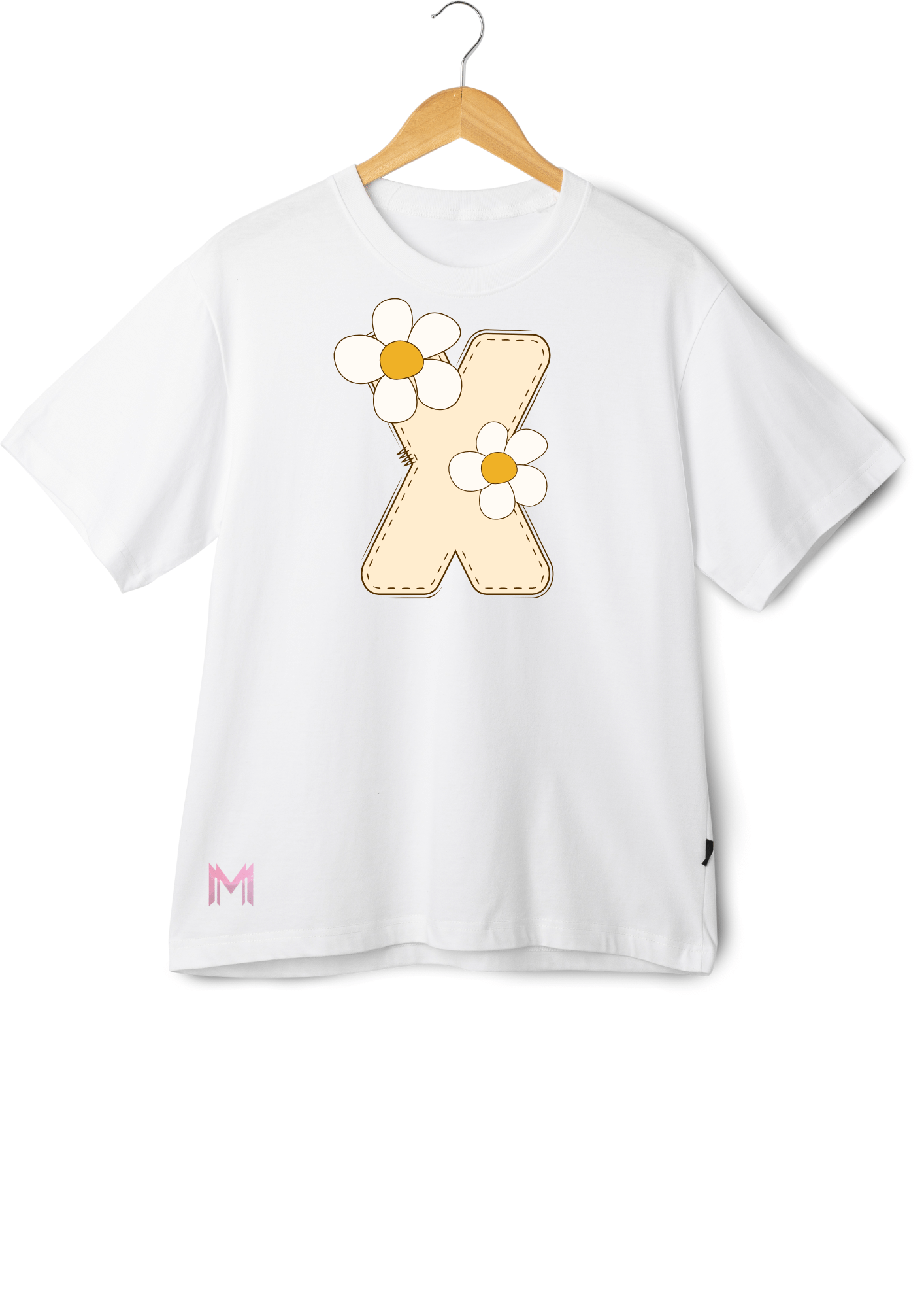     			Maddock Women Polyester Printed Regular Fit Round Neck T-Shirt ( White )