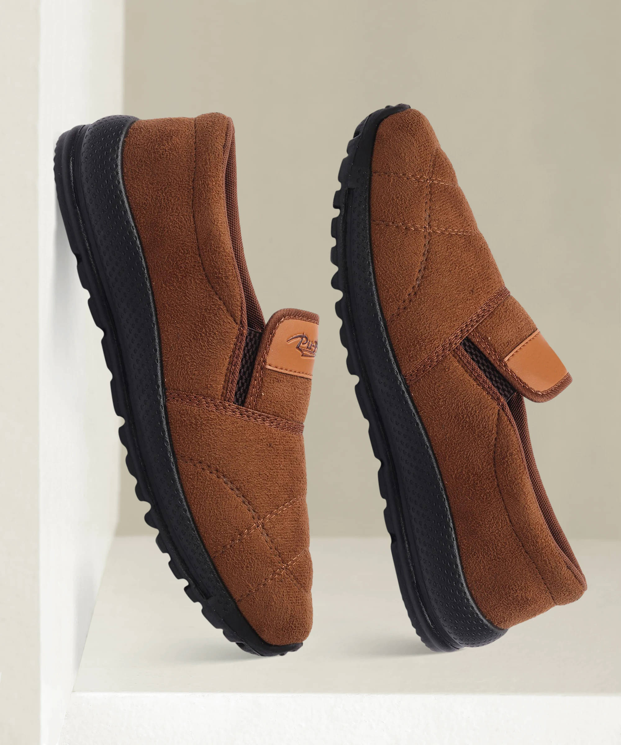 PUPINE Super Soft Comfortable Tan Men's Outdoor Shoes PUPINE Super Soft Comfortable Tan Men's Outdoor Shoes
