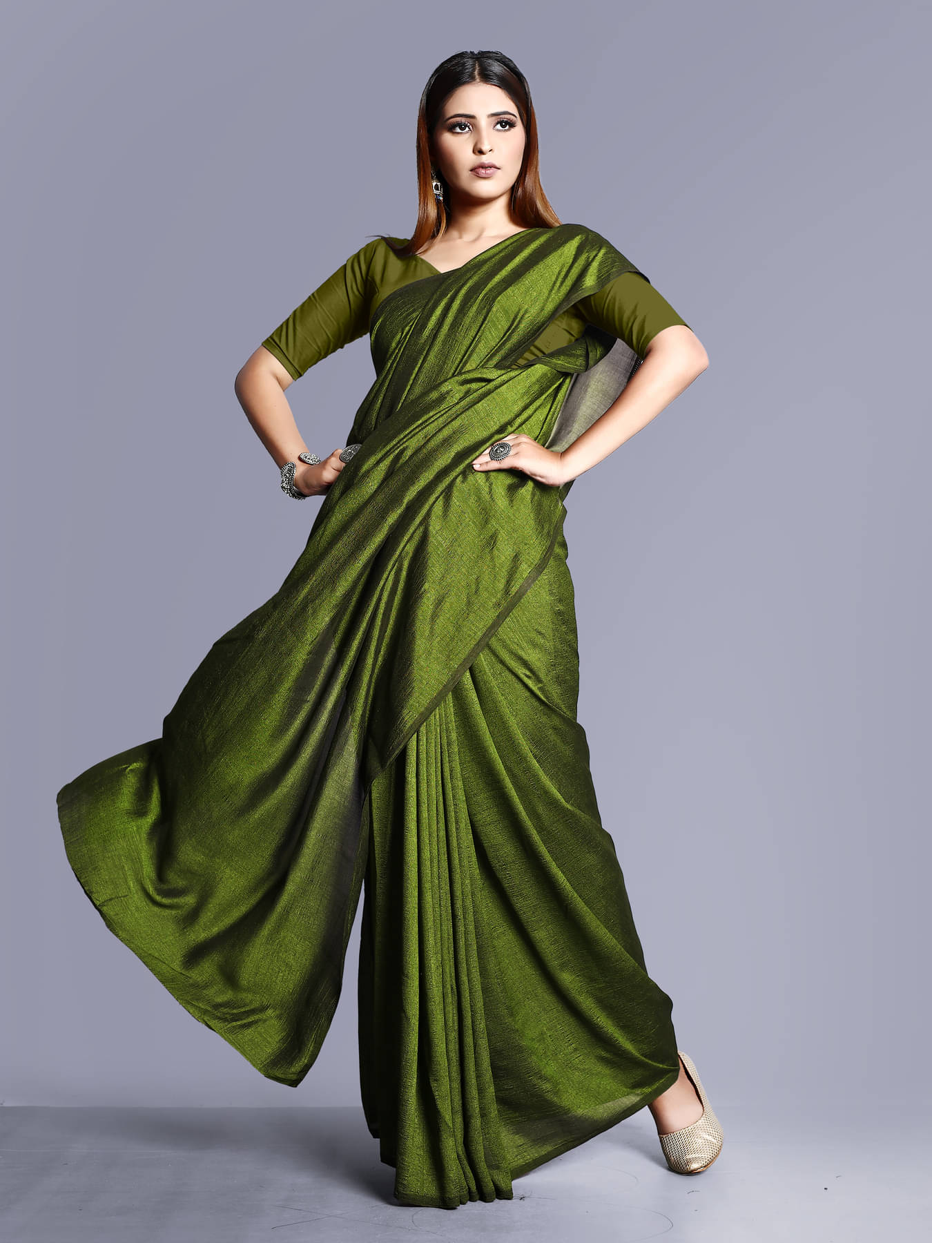 SHIRODHARI Viscose Solid Ilkal Saree With Unstitched Blouse Piece ( Mustard ) SHIRODHARI Viscose Solid Ilkal Saree With Unstitched Blouse Piece ( Mustard )