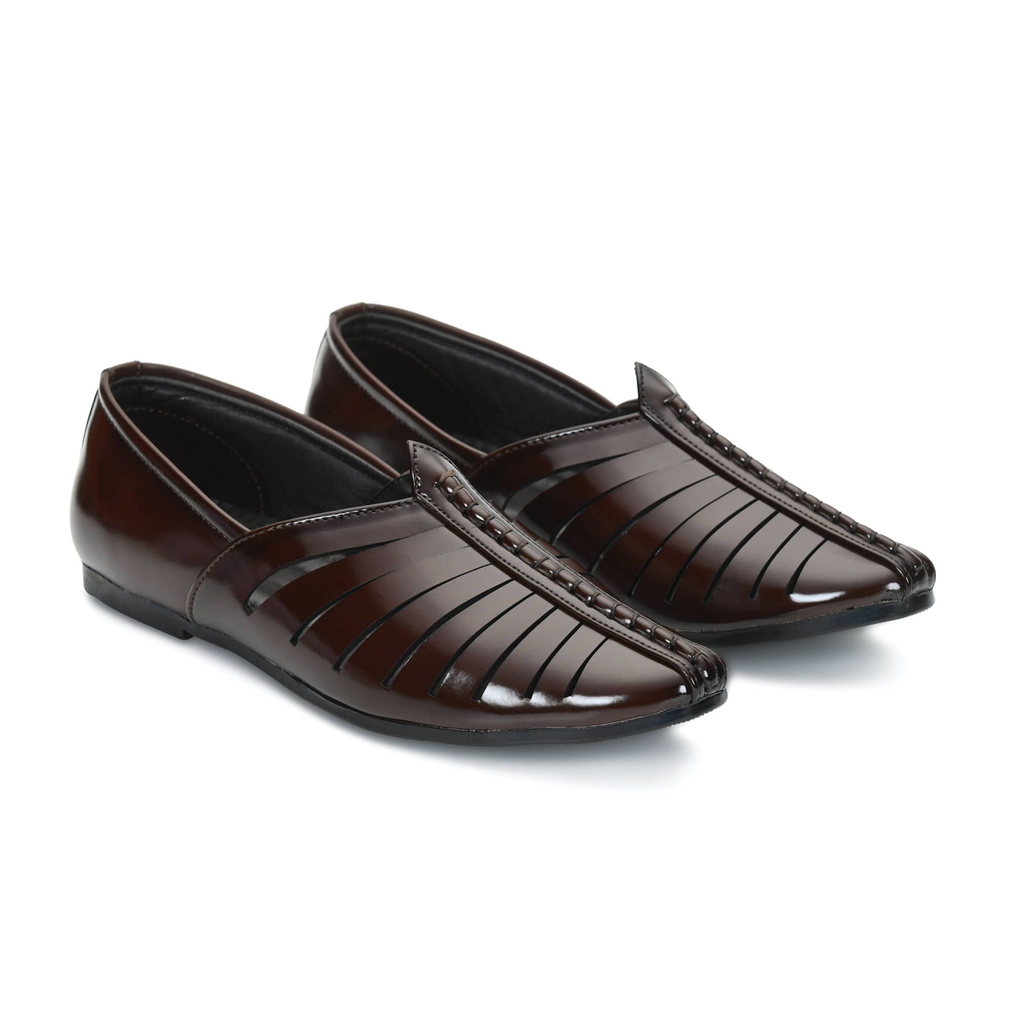     			STEPFOX Brown Men's Jutti