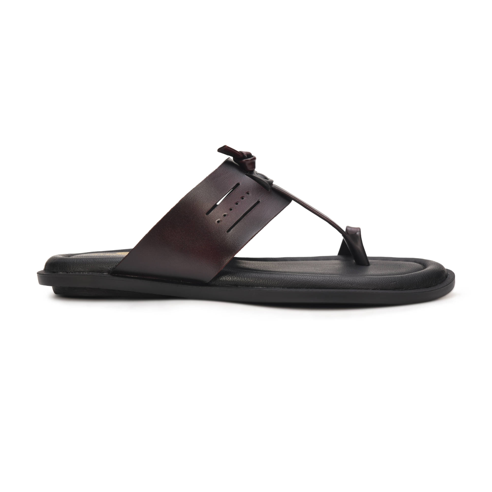     			STEPFOX Maroon Men's Leather Slipper
