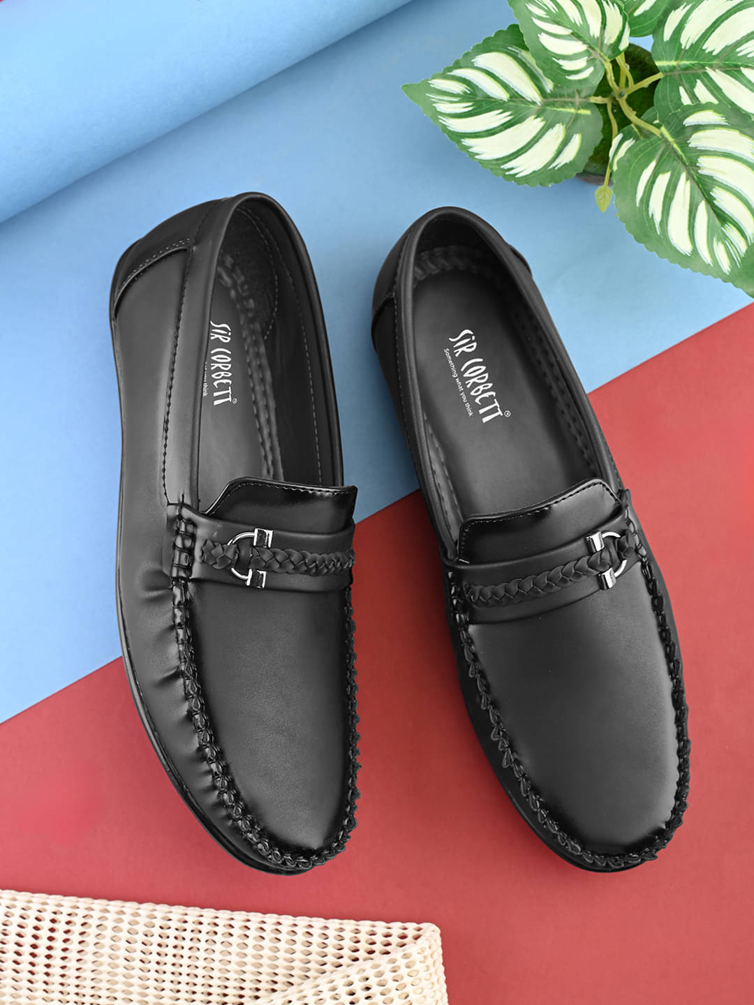     			Sir Corbett Black Men's Slip on