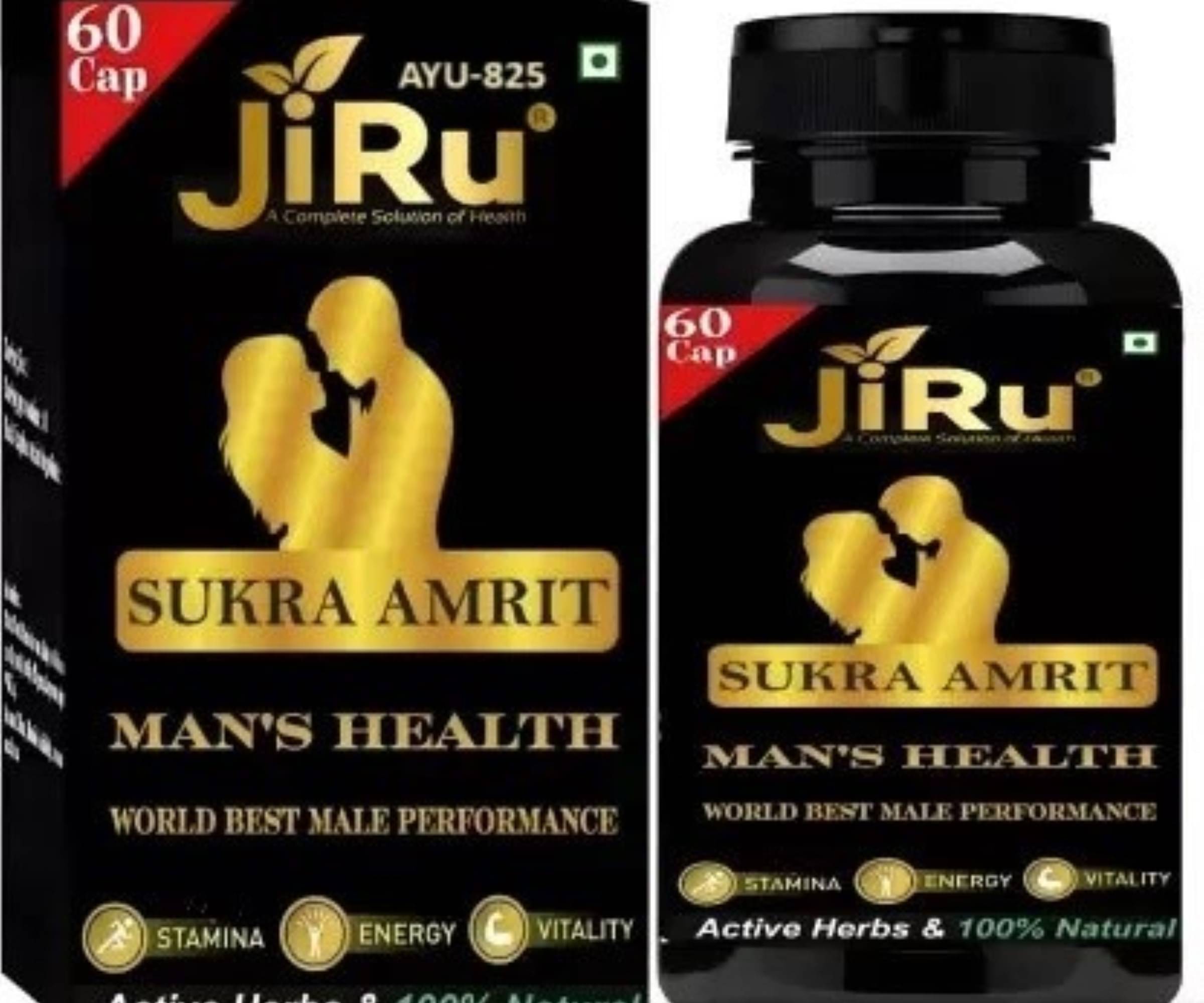     			Sukra Amrit 60 Capsules|Boosts Stamina In 2 Weeks|Enhance Strength & Immunity