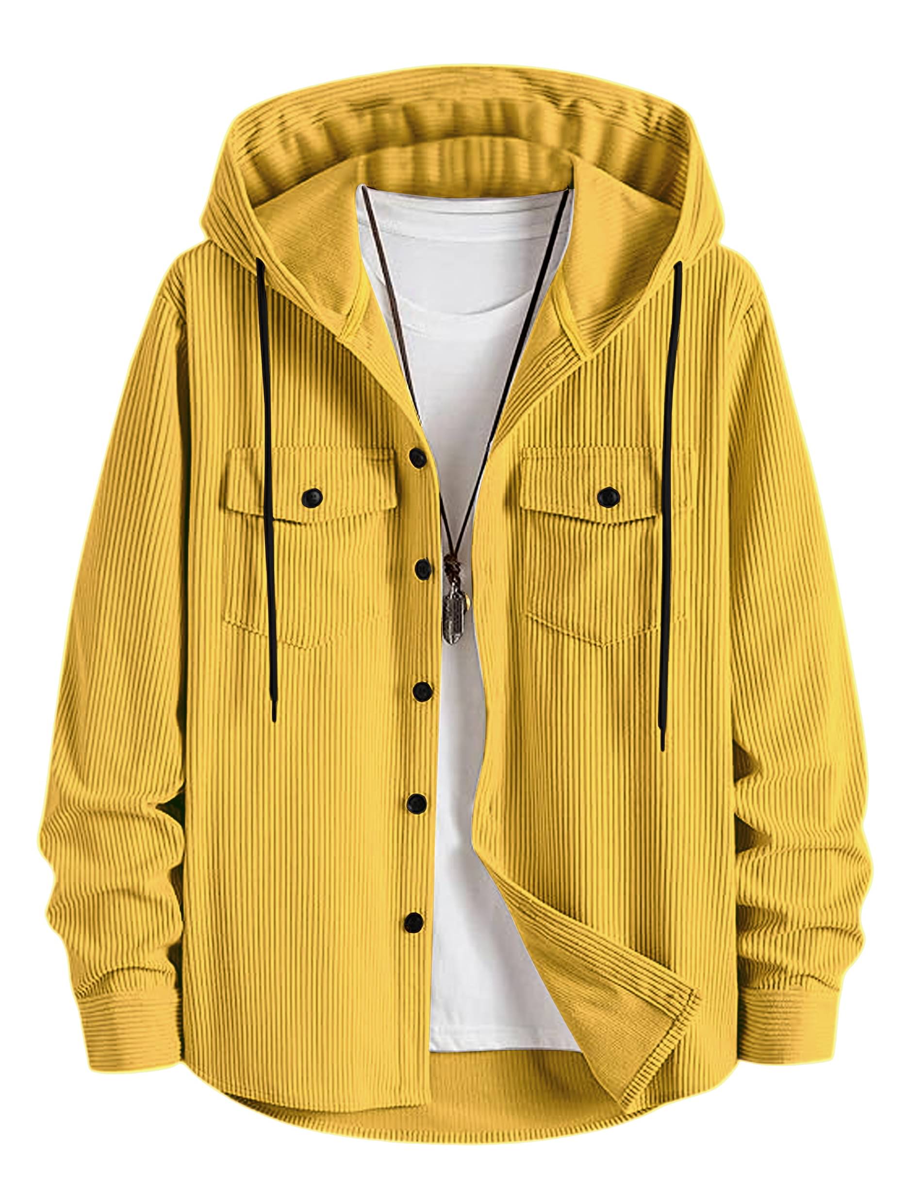 TB COLLECTION Corduroy Regular Fit Solids Full Sleeves Men's Casual Shirt - Yellow ( Pack of 1 ) TB COLLECTION Corduroy Regular Fit Solids Full Sleeves Men's Casual Shirt - Yellow ( Pack of 1 )