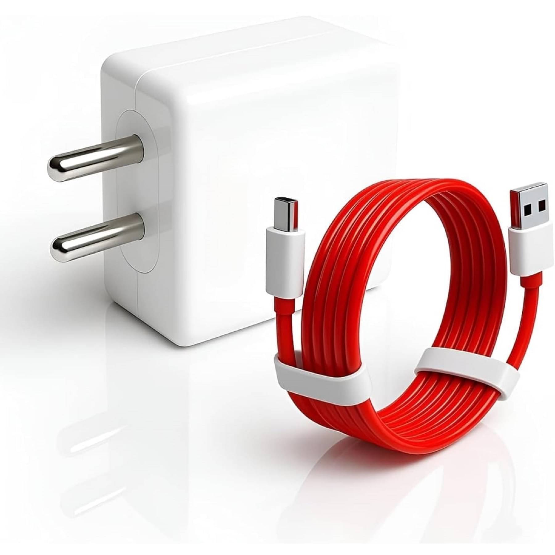     			UTRAX 65 W SuperVOOC 6 A Wall Charger for Mobile with Detachable Cable (Red, Cable Included)