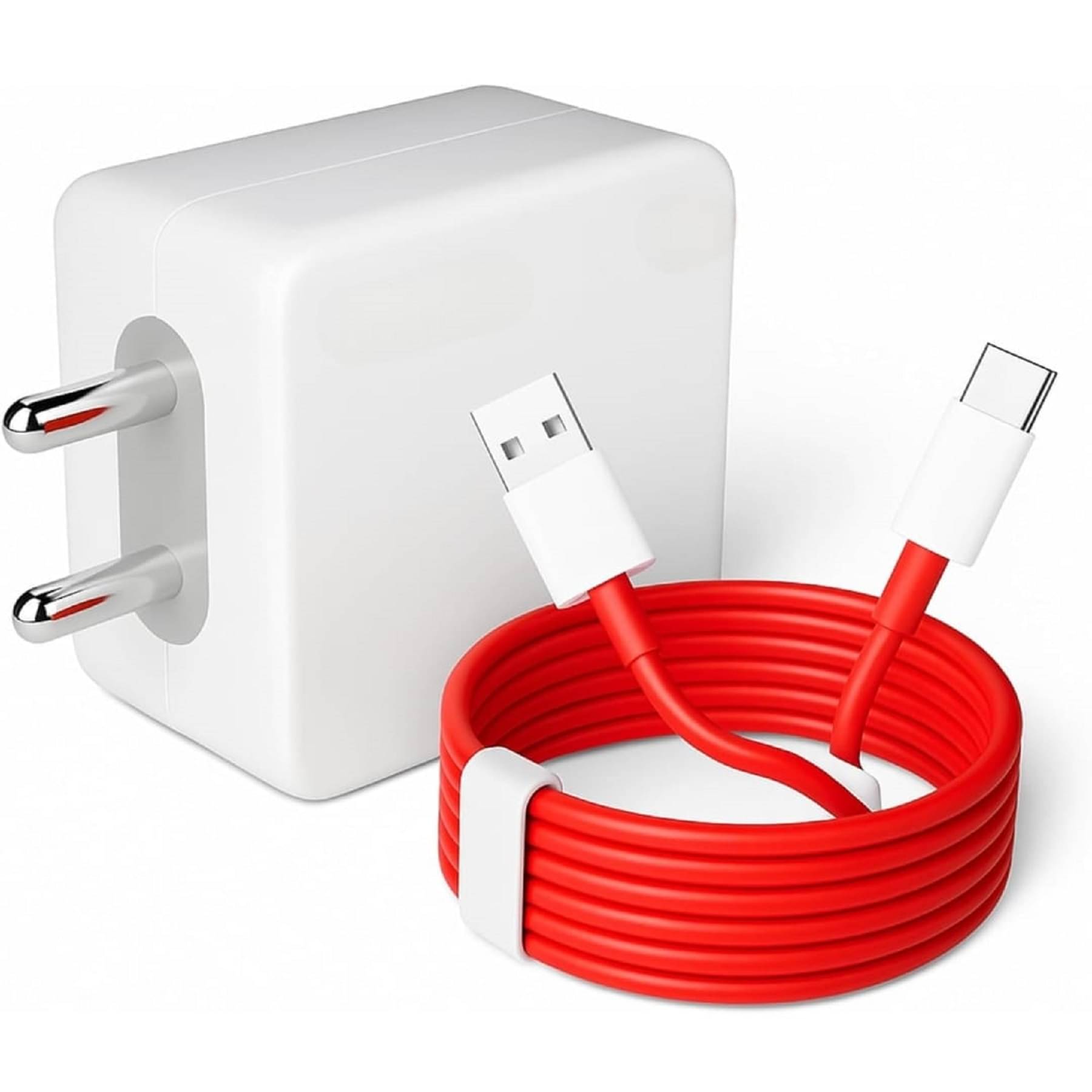     			UTRAX 65 W SuperVOOC 6 A Wall Charger for Mobile with Detachable Cable (Red, Cable Included)