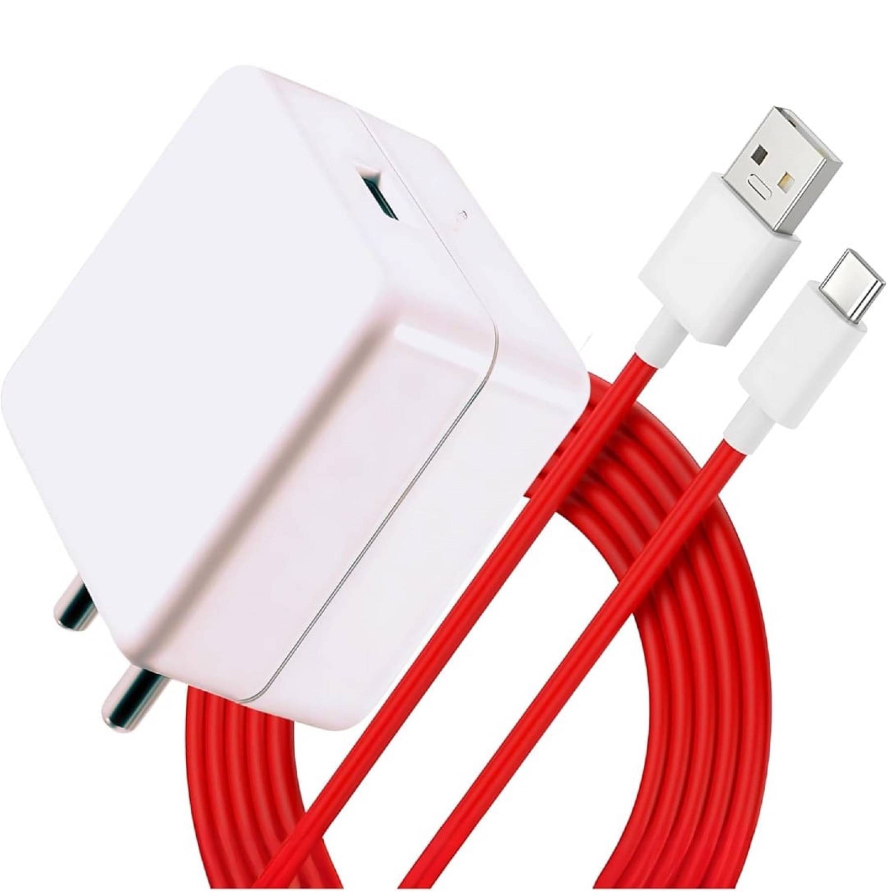     			UTRAX 65 W SuperVOOC 6 A Wall Charger for Mobile with Detachable Cable (Red, Cable Included)