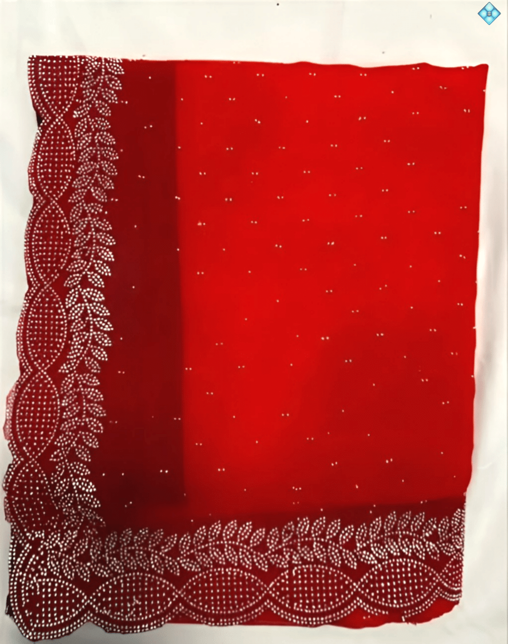 V FANCY Georgette Solid Kanjeevaram Sarees With Stitched Blouse ( Red ) V FANCY Georgette Solid Kanjeevaram Sarees With Stitched Blouse ( Red )