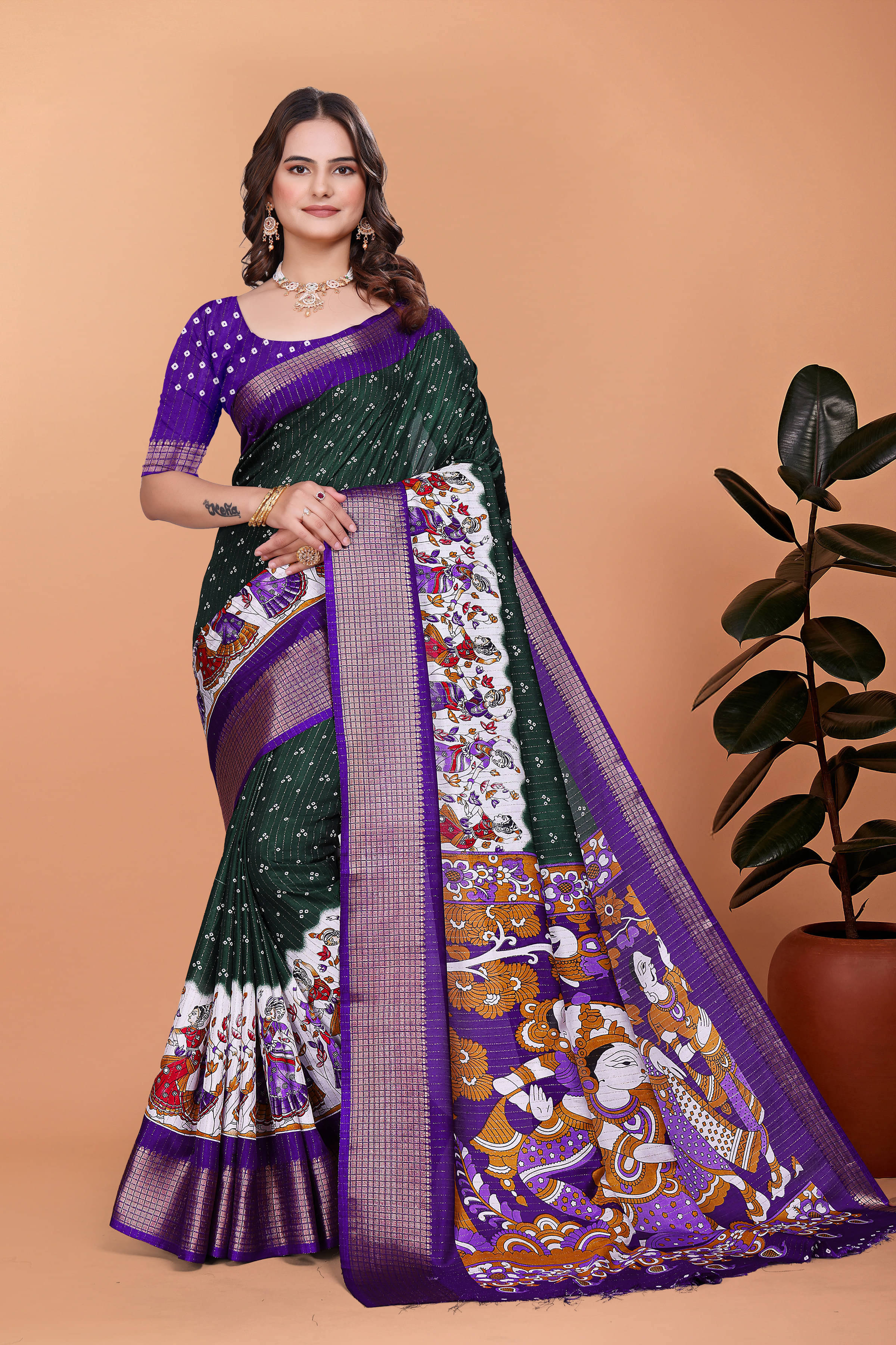 VS MALL Art Silk Self Design Kanjeevaram Sarees With Unstitched Blouse Piece ( Green )     			VS MALL Art Silk Self Design Kanjeevaram Sarees With Unstitched Blouse Piece ( Green )