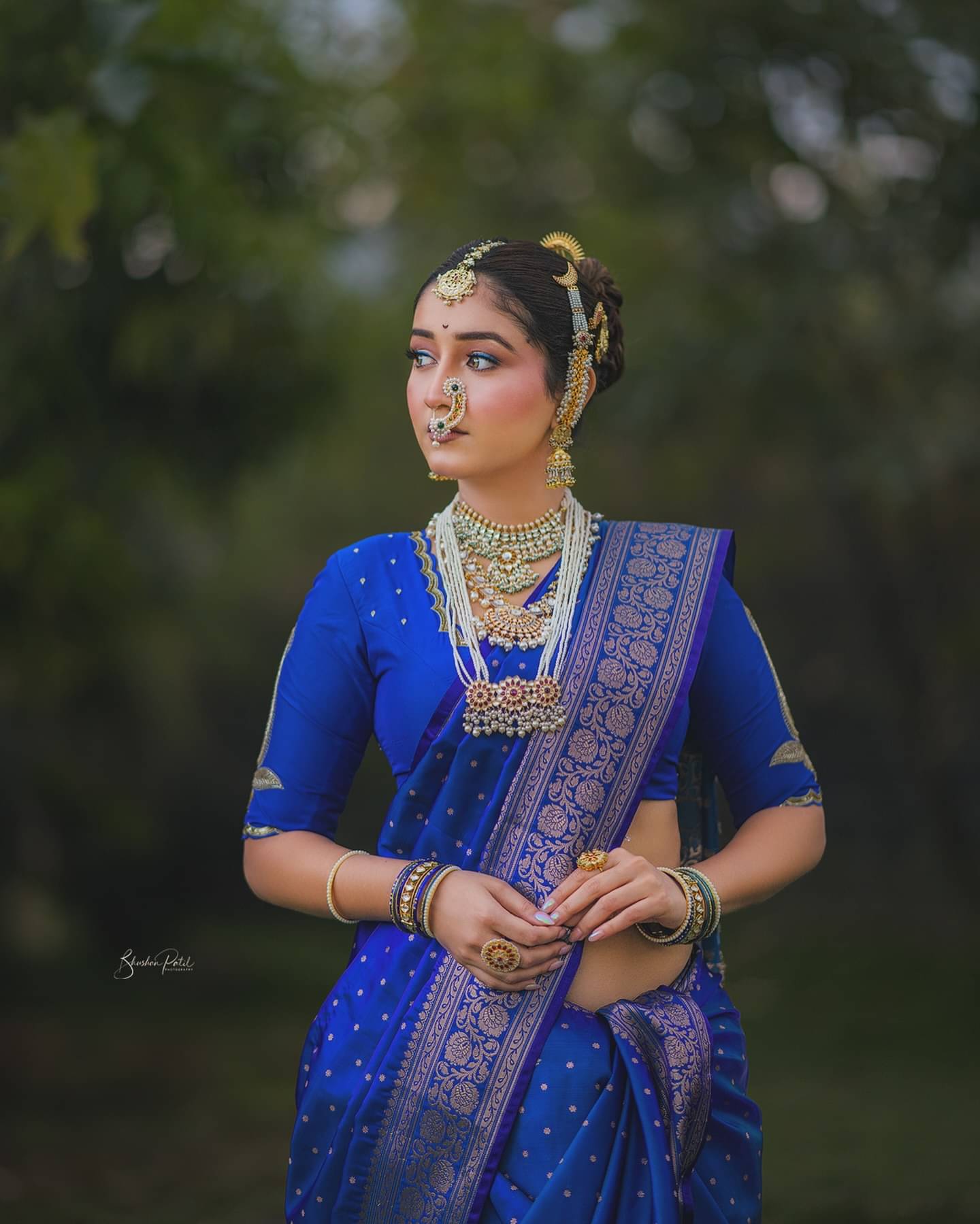 WOVEN STOCK Silk Self Design Banarasi saree With Unstitched Blouse Piece ( Blue ) WOVEN STOCK Silk Self Design Banarasi saree With Unstitched Blouse Piece ( Blue )