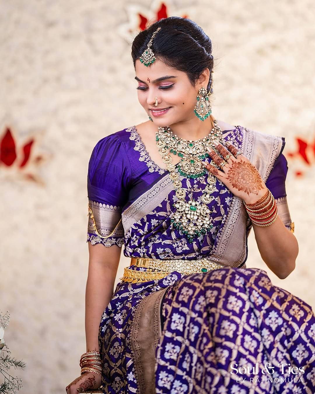 WOVEN STOCK Silk Self Design Banarasi saree With Unstitched Blouse Piece ( Purple ) WOVEN STOCK Silk Self Design Banarasi saree With Unstitched Blouse Piece ( Purple )