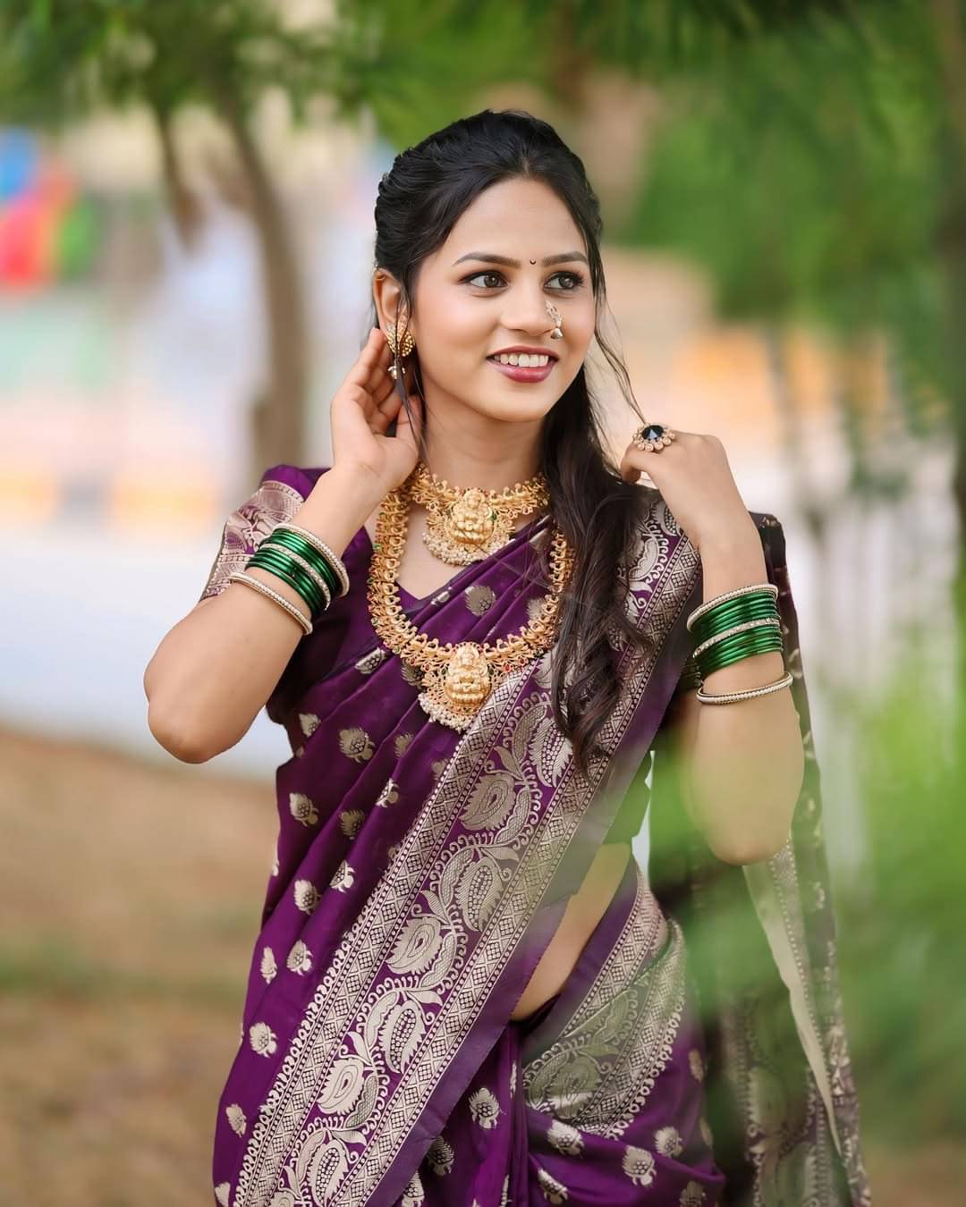 WOVEN STOCK Silk Self Design Banarasi saree With Unstitched Blouse Piece ( Purple ) WOVEN STOCK Silk Self Design Banarasi saree With Unstitched Blouse Piece ( Purple )