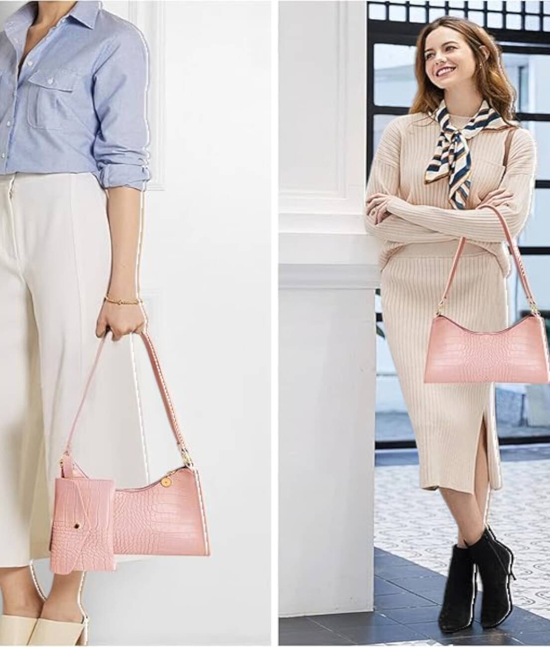     			gufrina Shoulder Bag PU Set of 1 ( Pink )