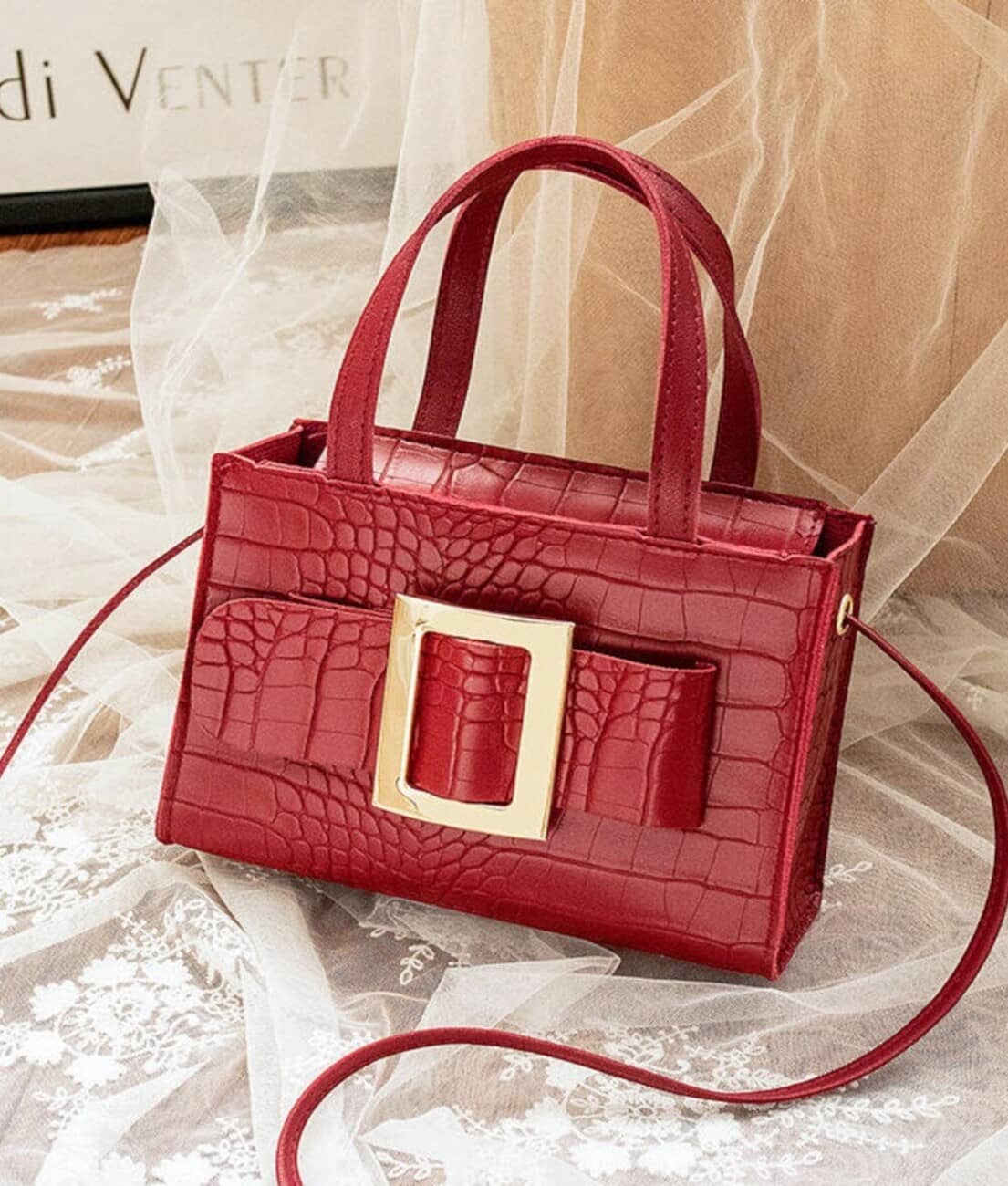 gufrina Sling Bag PU Set of 1 ( Maroon ) - Handbags | Buy online on ZillyBuy