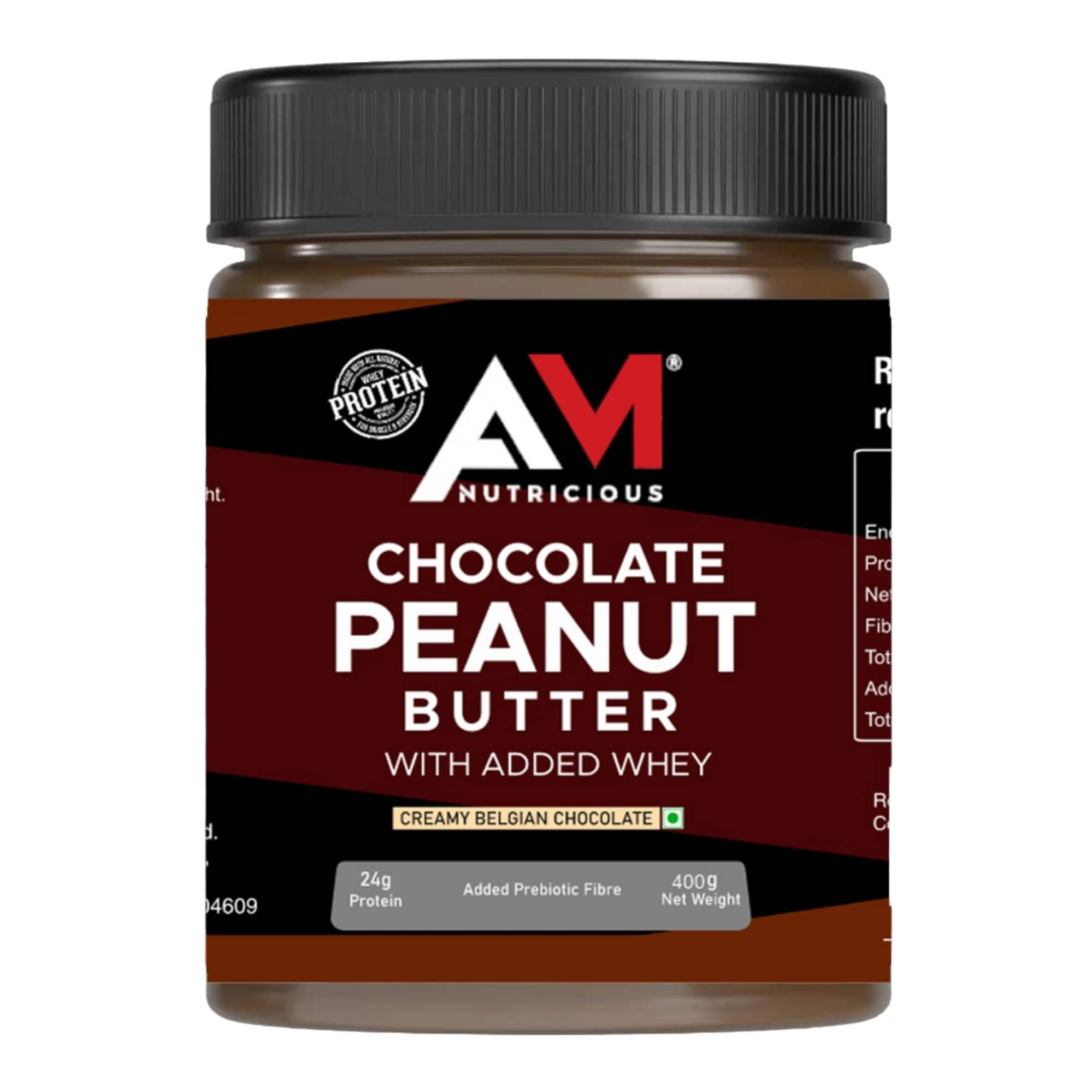    			A M NUTRICIOUS 0.4 gm Creamy Nut Butter ( Pack of 1 )