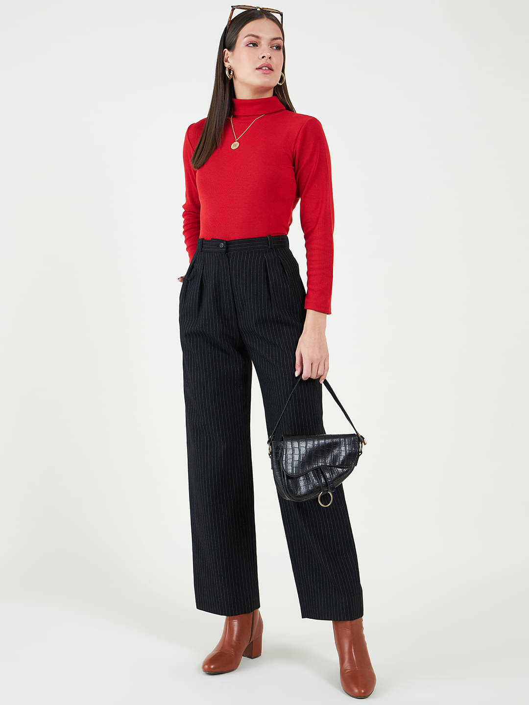     			Bitterlime Women's Cotton Regular Top ( Red )