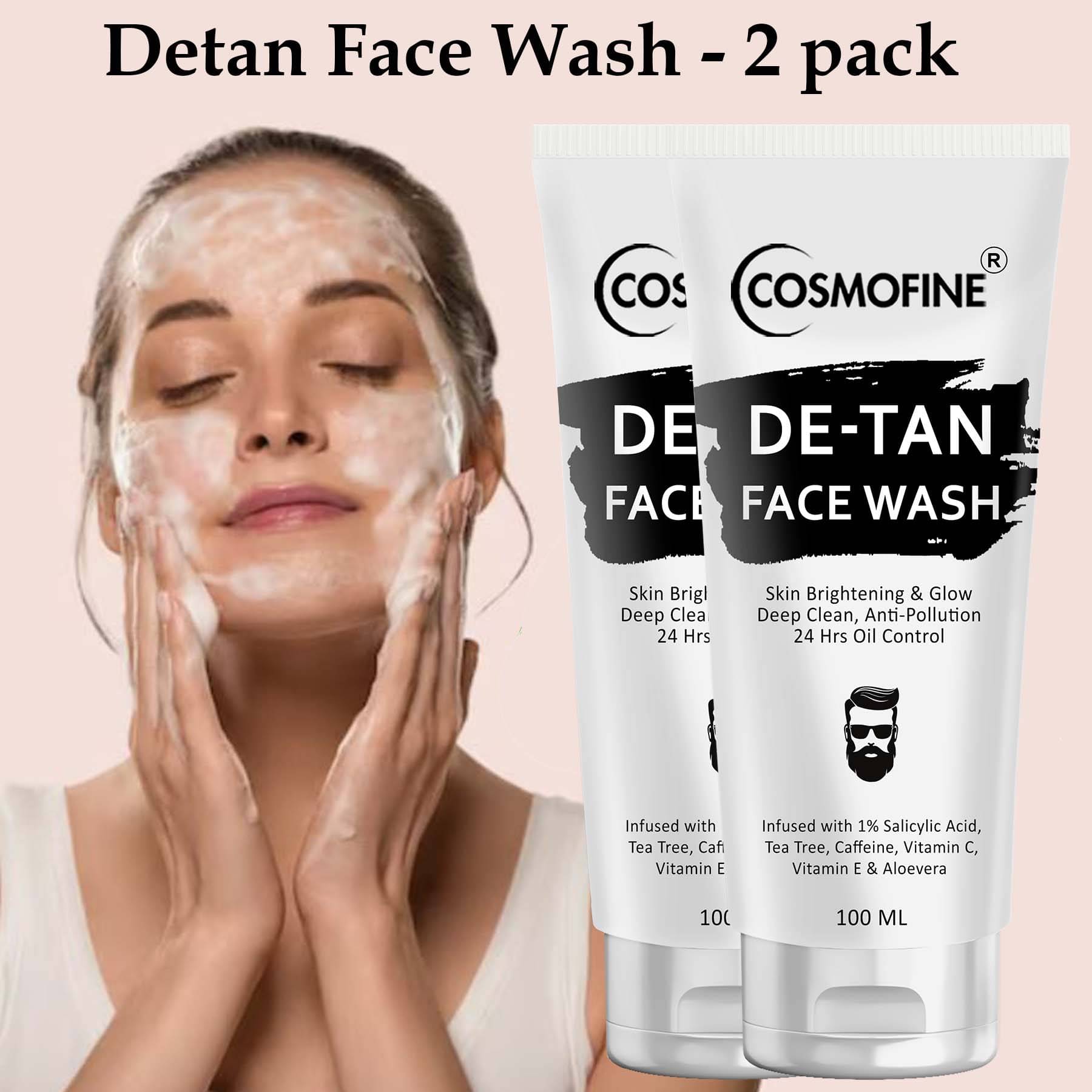     			COSMOFINE - Dark Spots Removal Face Wash For All Skin Type ( Pack of 2 )