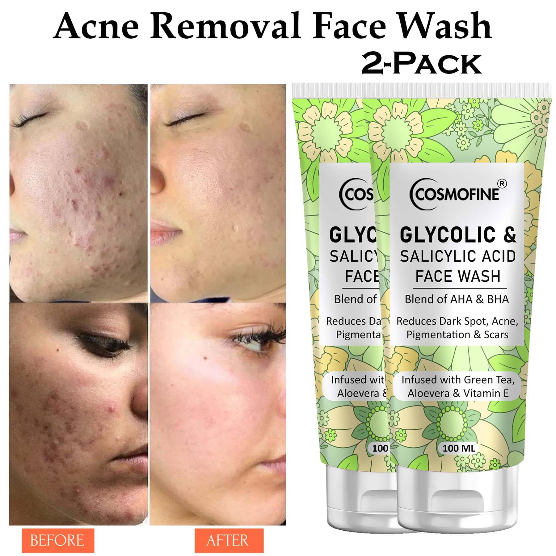     			COSMOFINE - Pigmentation Removal Face Wash For All Skin Type ( Pack of 2 )