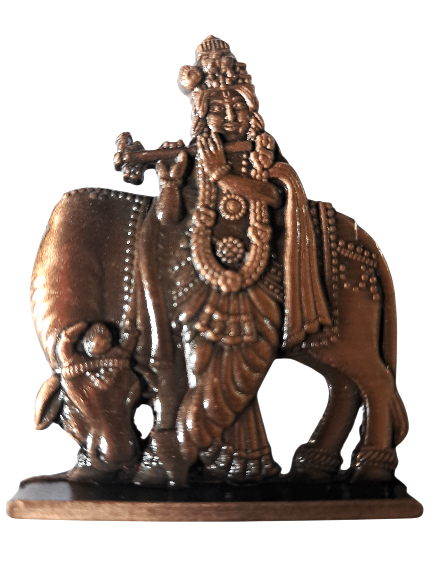     			Cailyn Brass Lord Krishna Idol ( 2 cm )