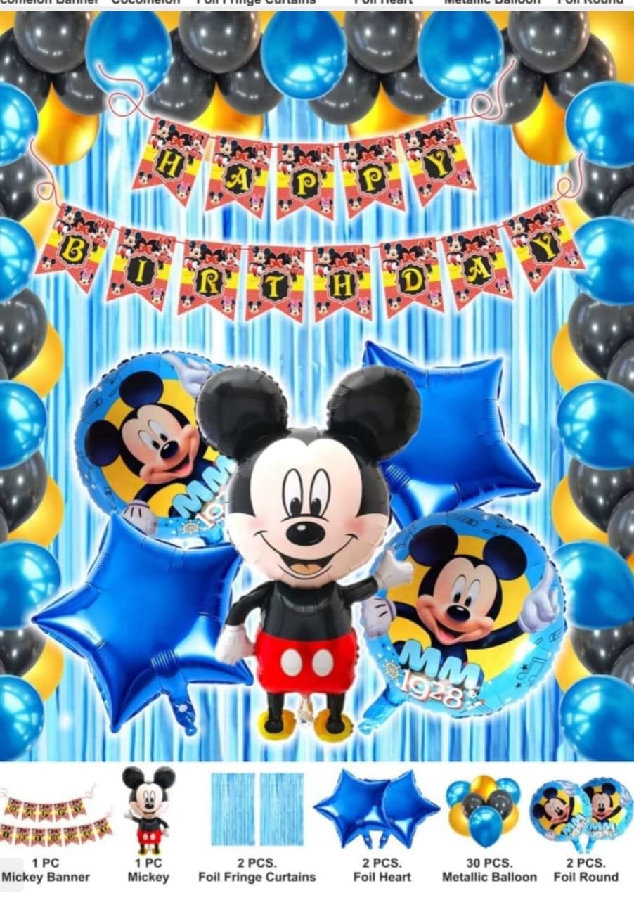     			ECLET 38Pc Birthday Decoration Combo Kit with Balloons & Banner for Kids (Set of 1)