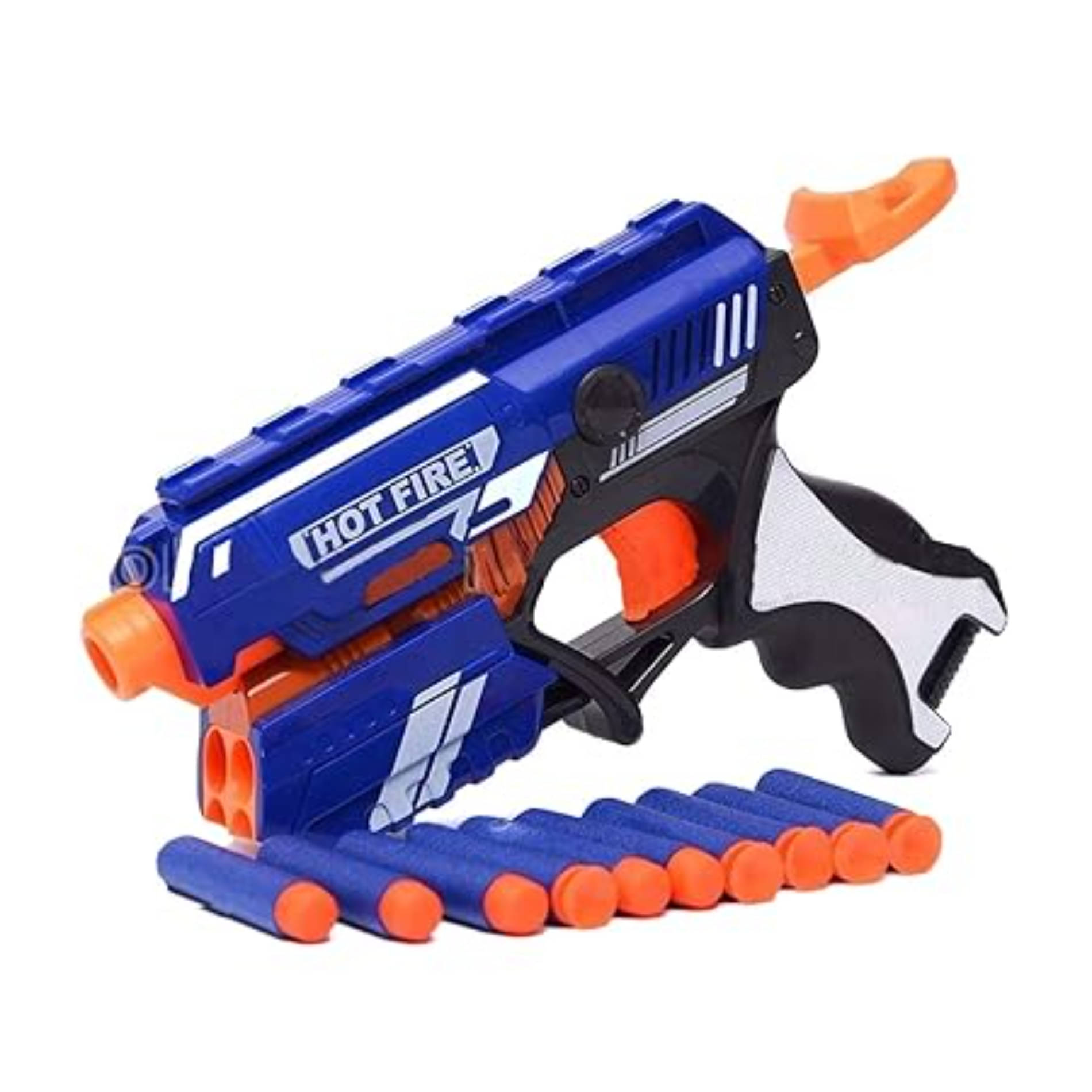     			Esnapy Foam Blaster Gun Toy, Safe and Long-Range Shooting Gun, (10 Suction Dart Bullets) 8+ Years, Blue