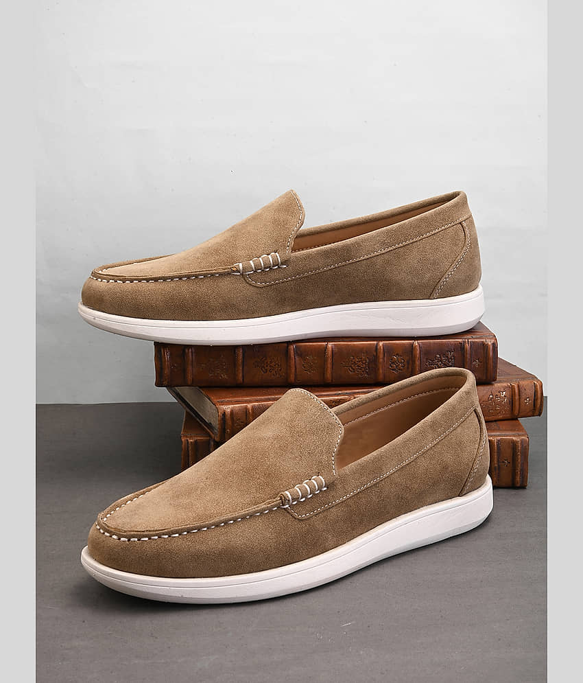 Fentacia Brown Men's Slip on - Formal Shoes | Buy online on ZillyBuy