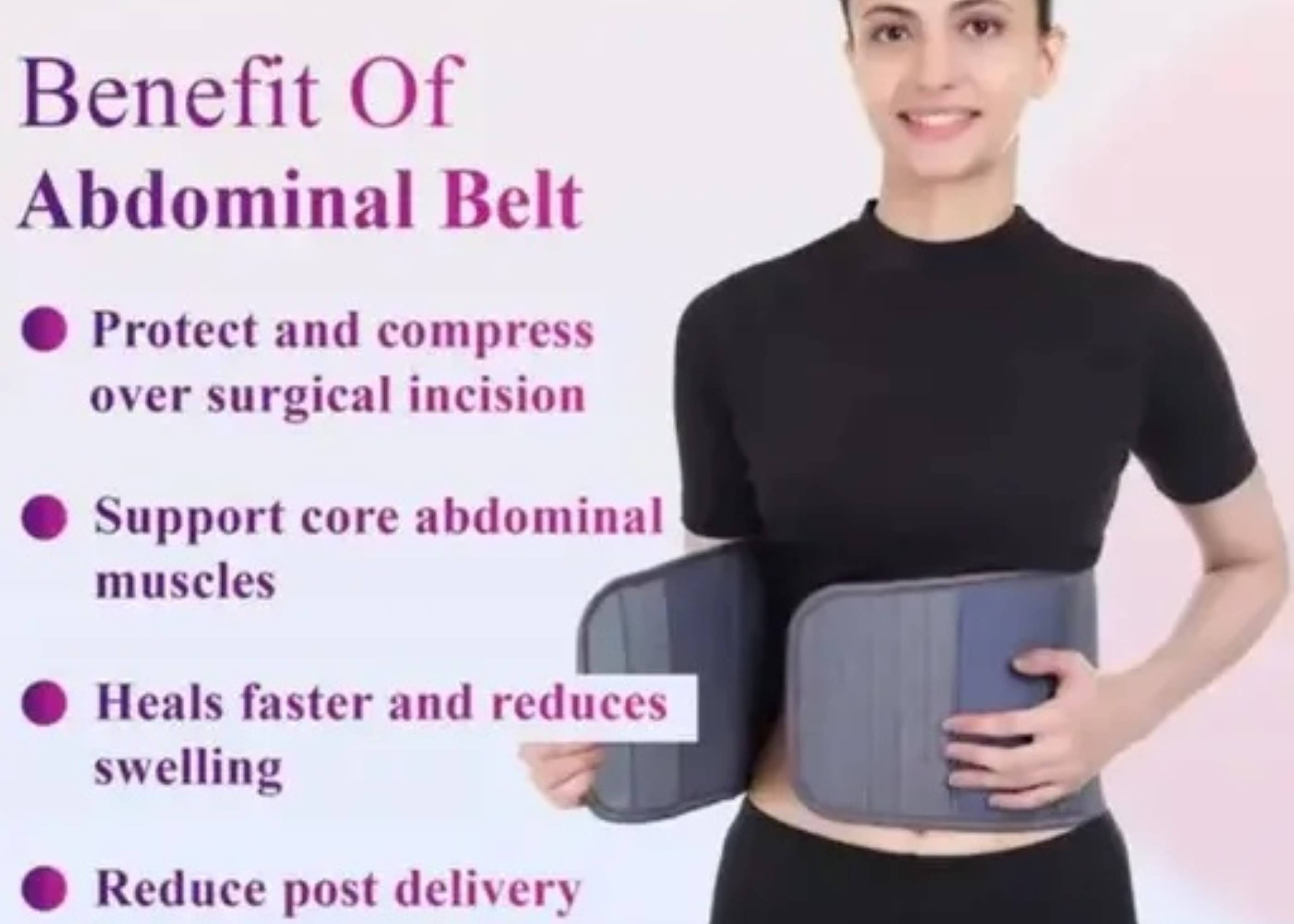     			Generic Smart Series Abdominal Support Free Size