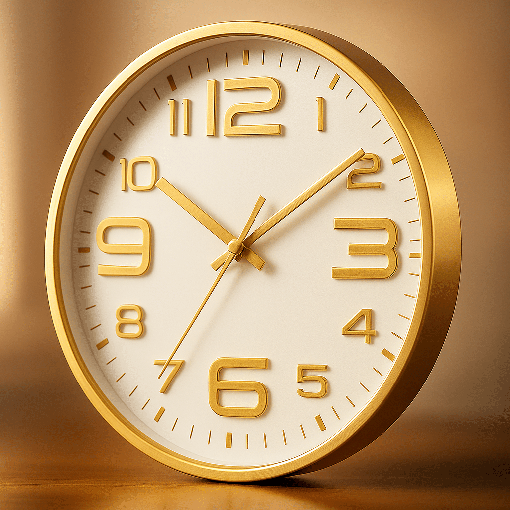     			GrabBasket Rectangular Analog Wall Clock