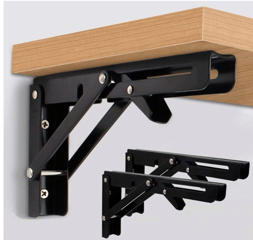    			HARSH NARROW FEB Black Stainless Steel Double Rod Bracket ( Pack of 1 )