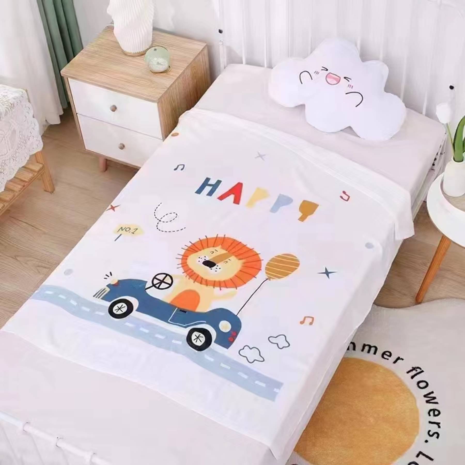 HONOR YOUR HOME White Muslin Baby AC Blanket ( Pack of 1 ) HONOR YOUR HOME White Muslin Baby AC Blanket ( Pack of 1 )