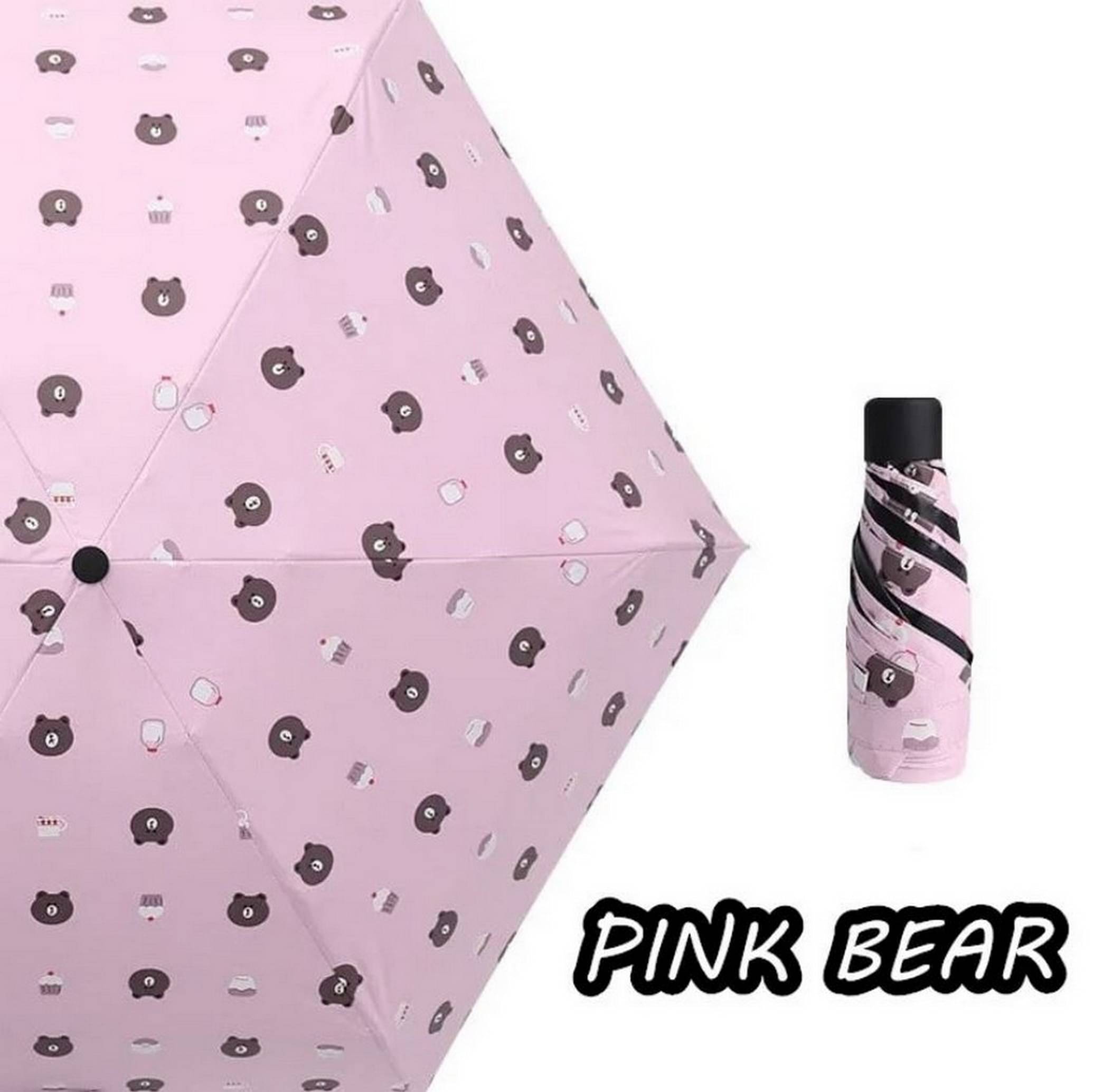     			Infispace Pink 3 Fold Umbrella