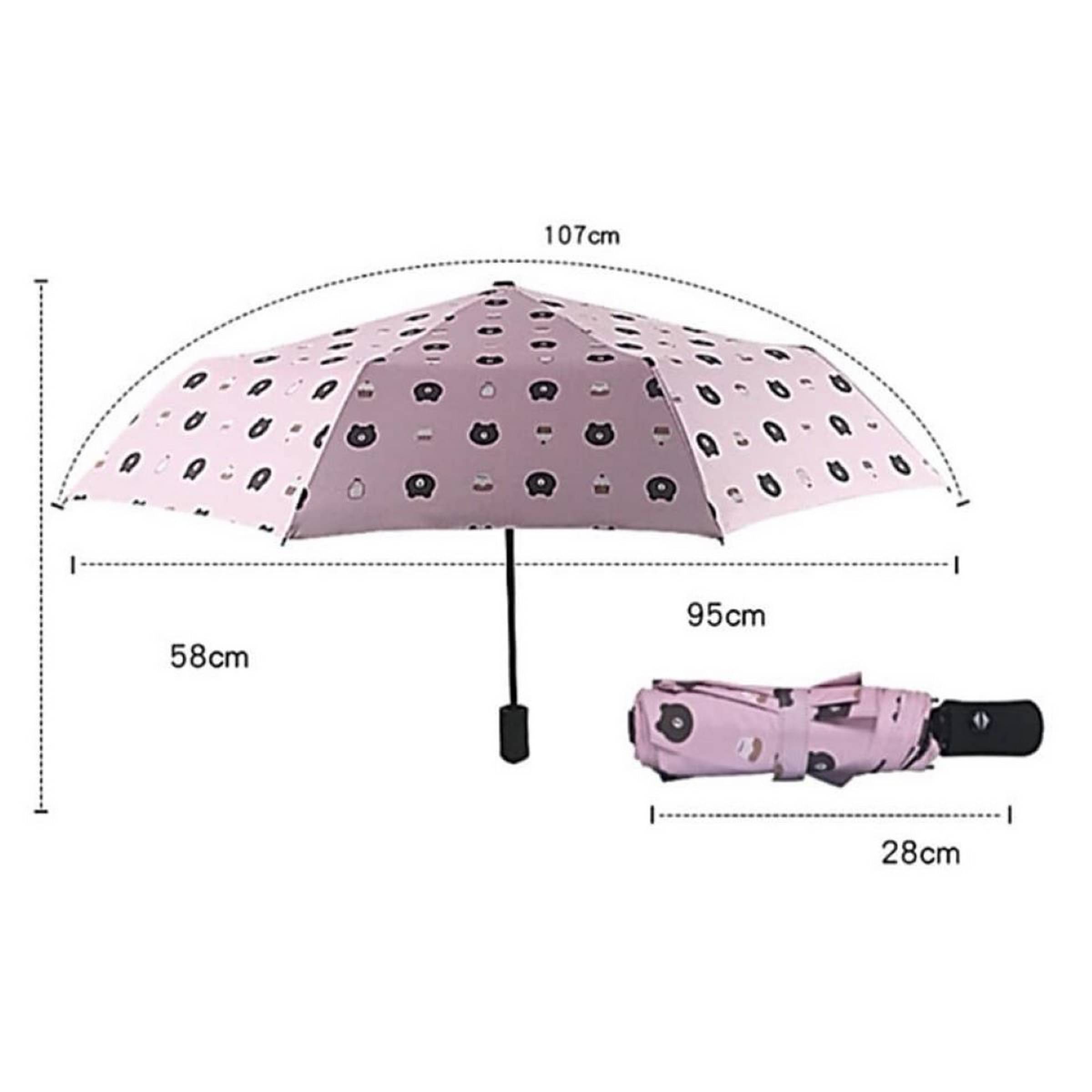 Infispace Pink 3 Fold Umbrella Infispace Pink 3 Fold Umbrella