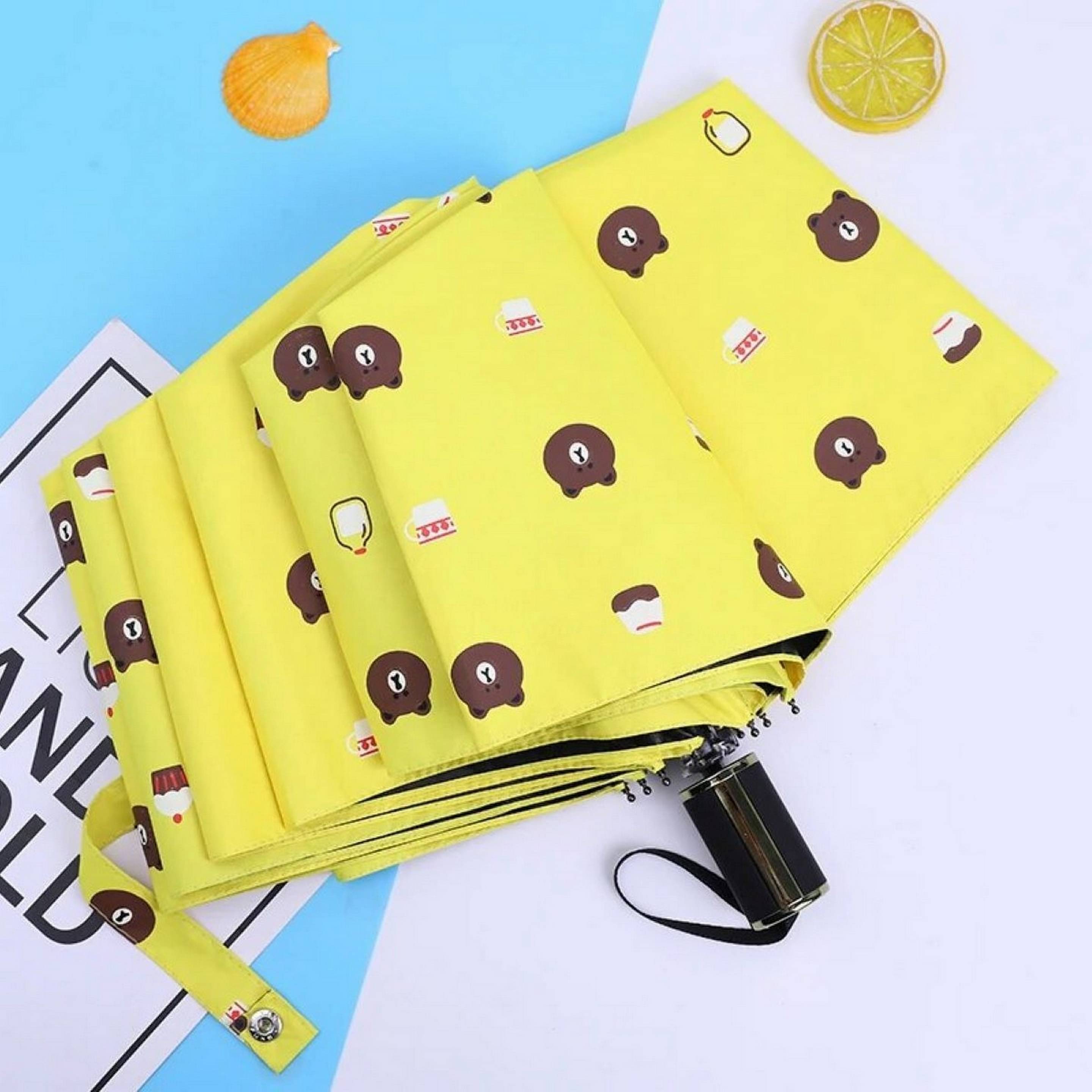 Infispace Yellow 3 Fold Umbrella Infispace Yellow 3 Fold Umbrella