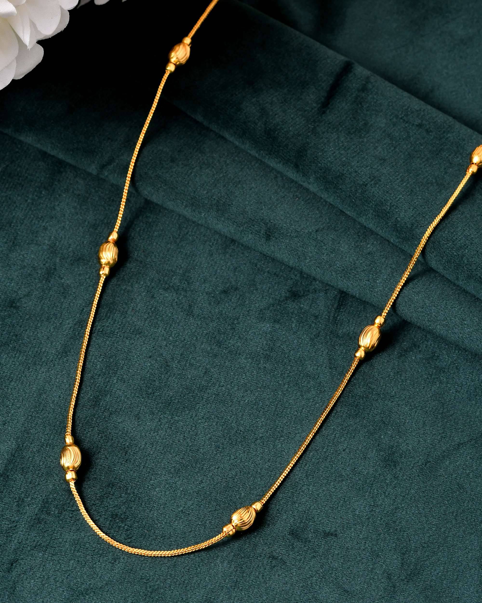 Jewels Nest Gold Plated Chain ( Set of 1 ) Jewels Nest Gold Plated Chain ( Set of 1 )