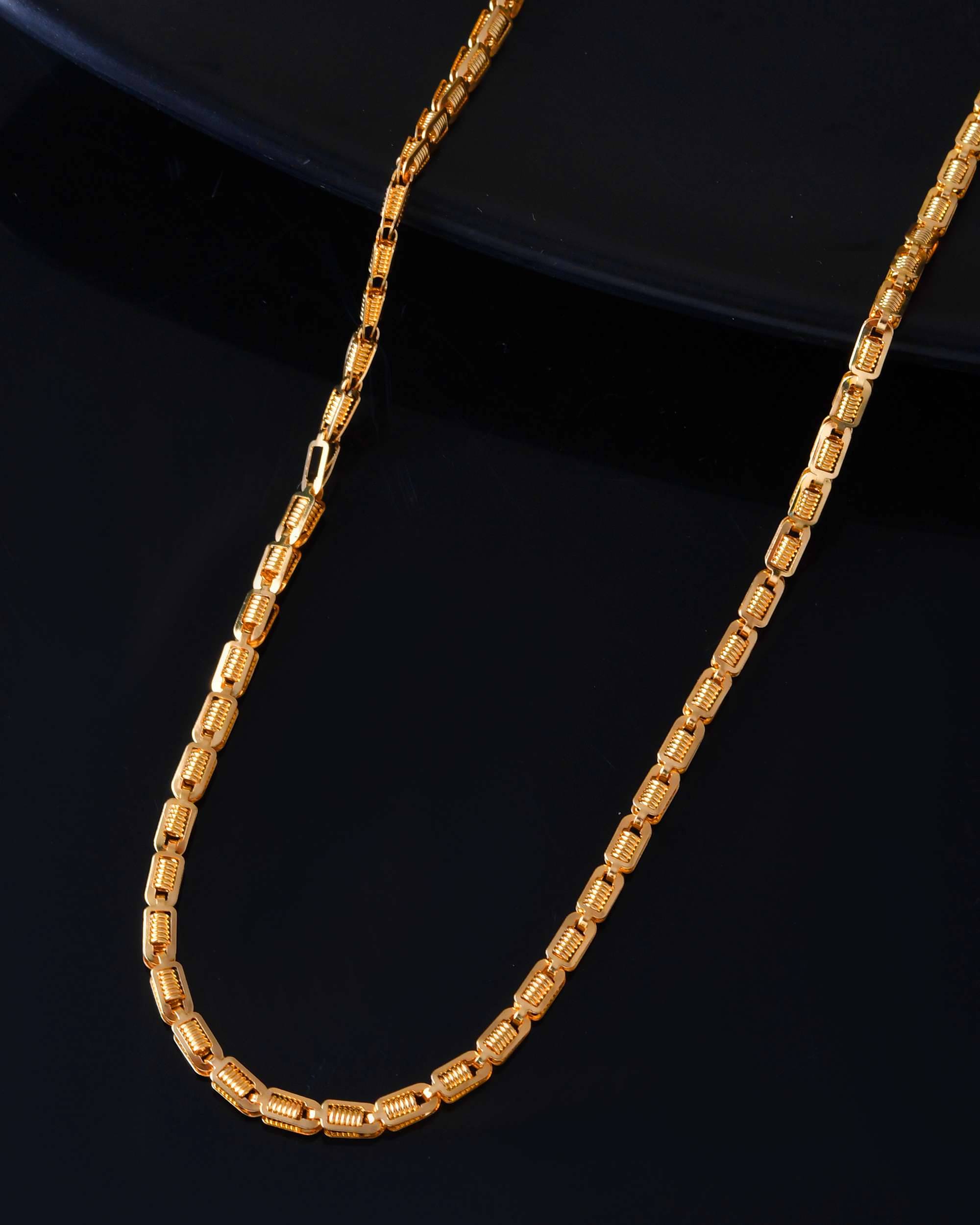 Jewels Nest Gold Plated Chain ( Set of 1 ) Jewels Nest Gold Plated Chain ( Set of 1 )