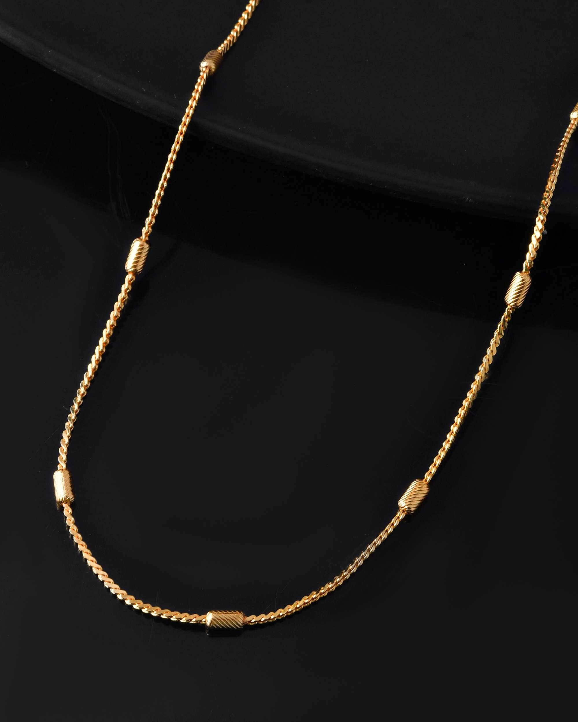 Jewels Nest Gold Plated Chain ( Set of 1 ) Jewels Nest Gold Plated Chain ( Set of 1 )