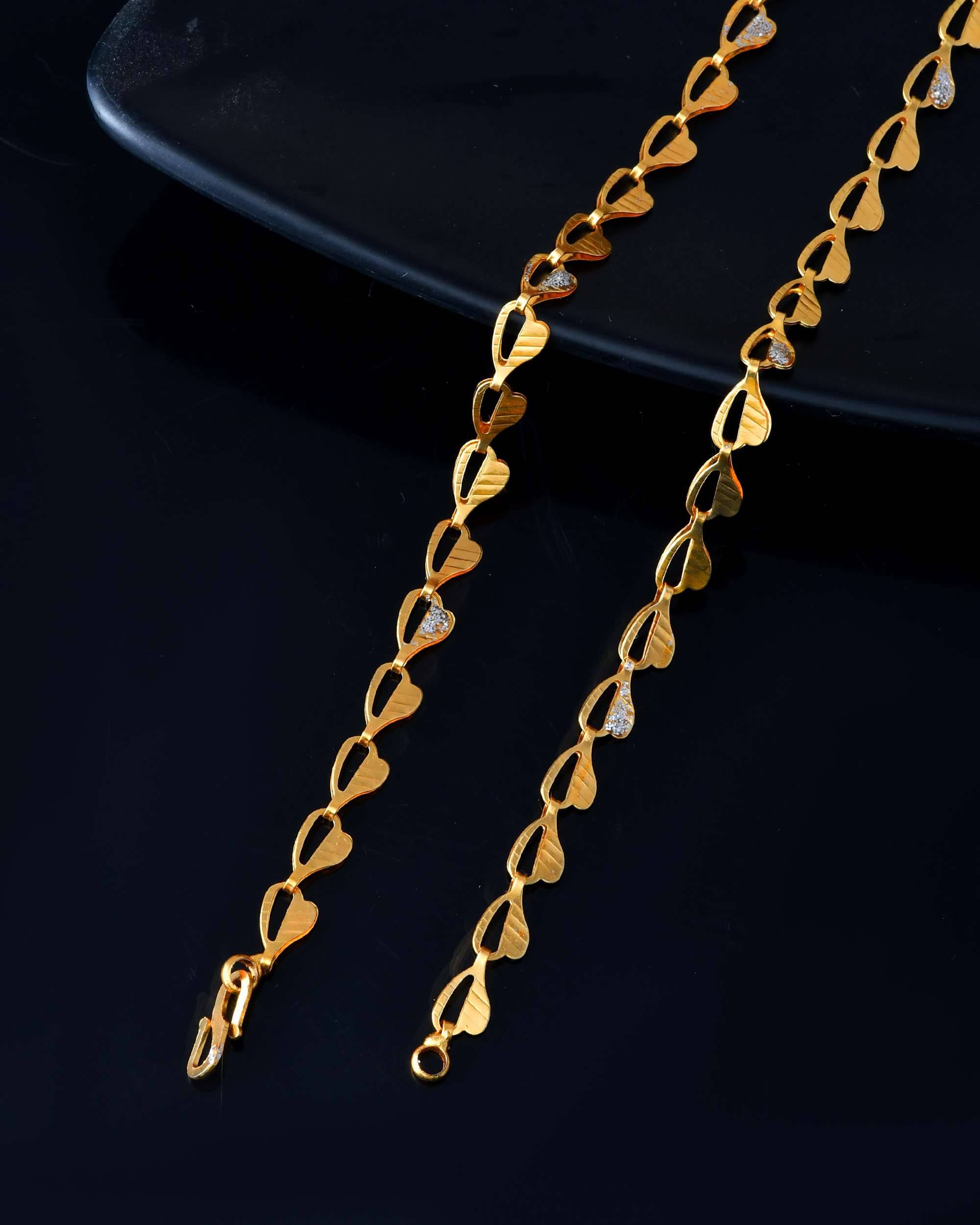 Jewels Nest Gold Plated Chain ( Set of 1 ) Jewels Nest Gold Plated Chain ( Set of 1 )