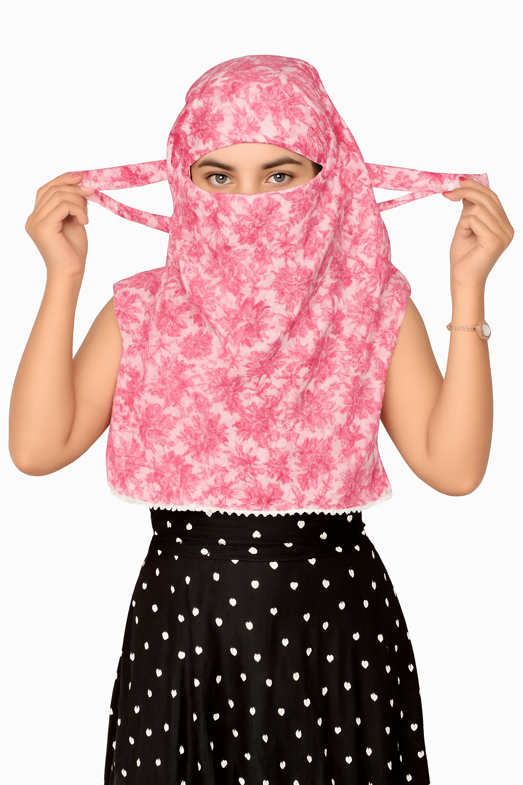 KALY India STYLE FOR EVER Pink Cotton Women's Scarf ( Pack of 1 ) KALY India STYLE FOR EVER Pink Cotton Women's Scarf ( Pack of 1 )