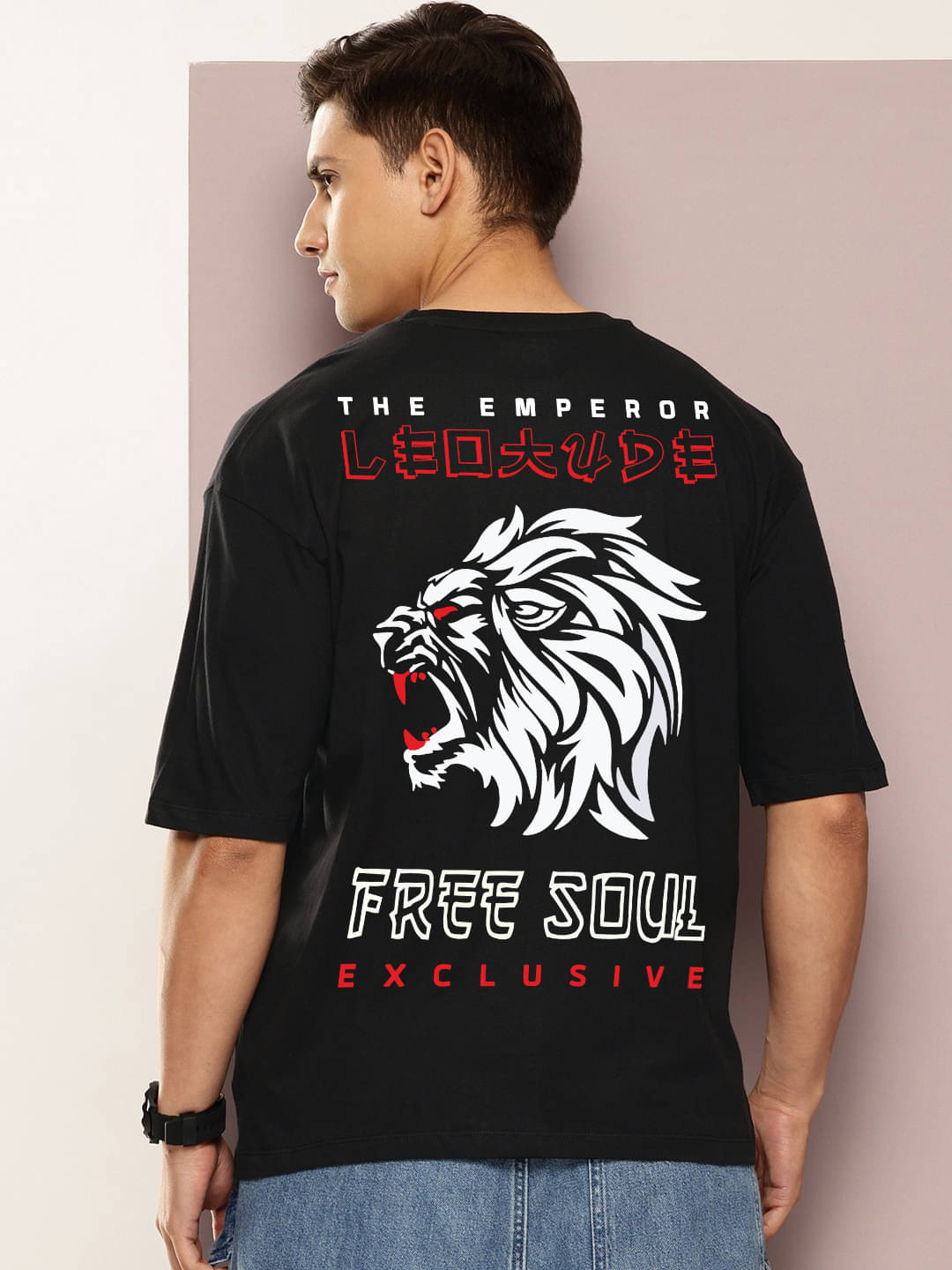 Leotude Men Cotton Blend Regular Fit Printed T-Shirt ( Multicolor1 ) Leotude Men Cotton Blend Regular Fit Printed T-Shirt ( Multicolor1 )
