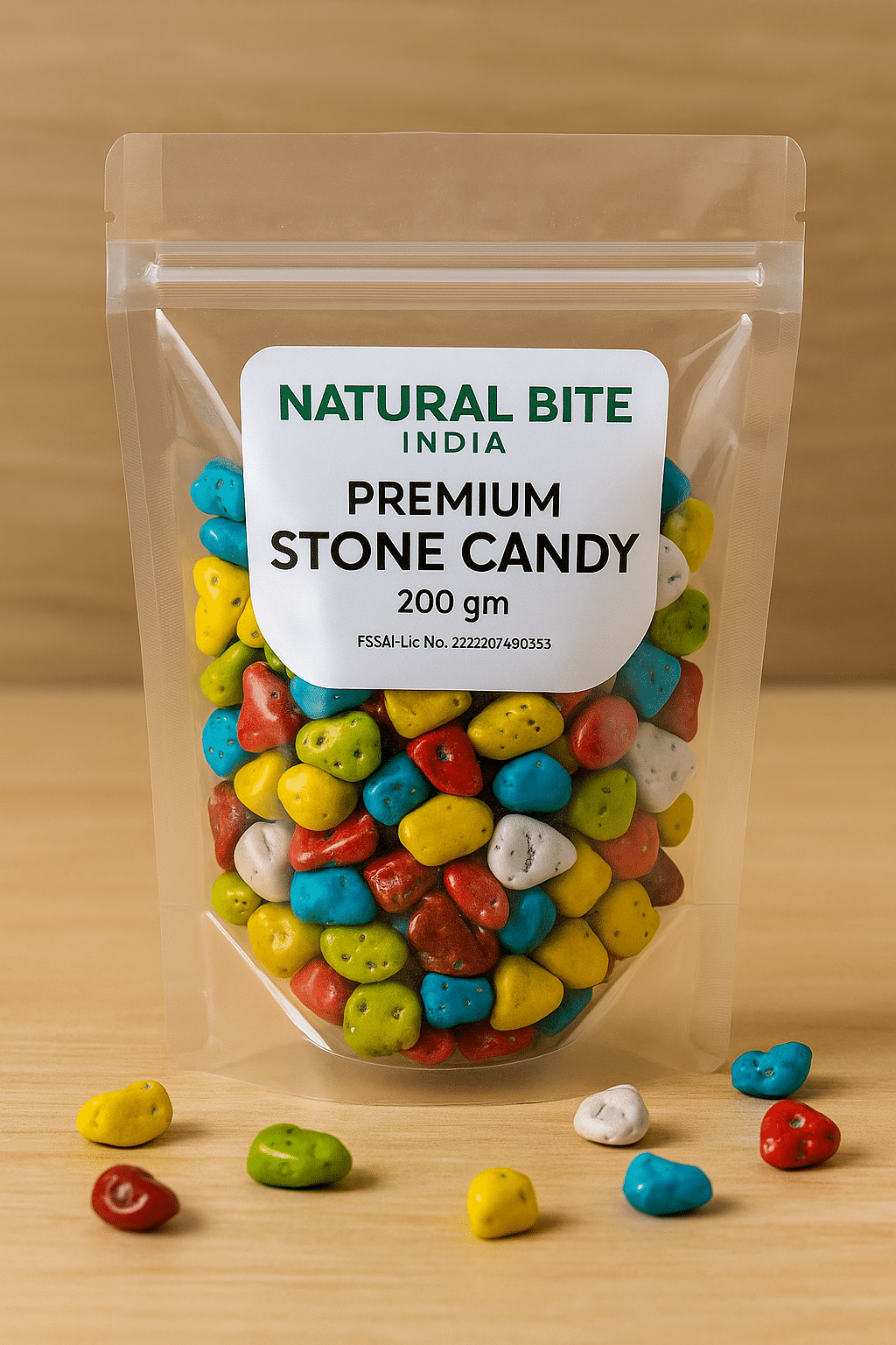 NATURAL BITE INDIA Stone candy Caramel Candies 200 gm NATURAL BITE INDIA Stone candy Caramel Candies 200 gm