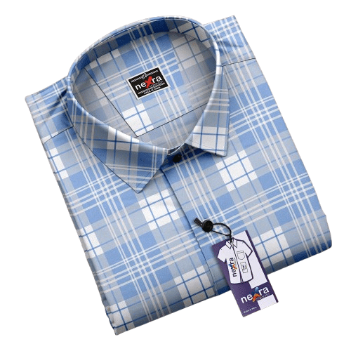     			Nexra Creation Cotton Blend Regular Fit Solids Full Sleeves Men's Casual Shirt - Aqua Blue ( Pack of 1 )