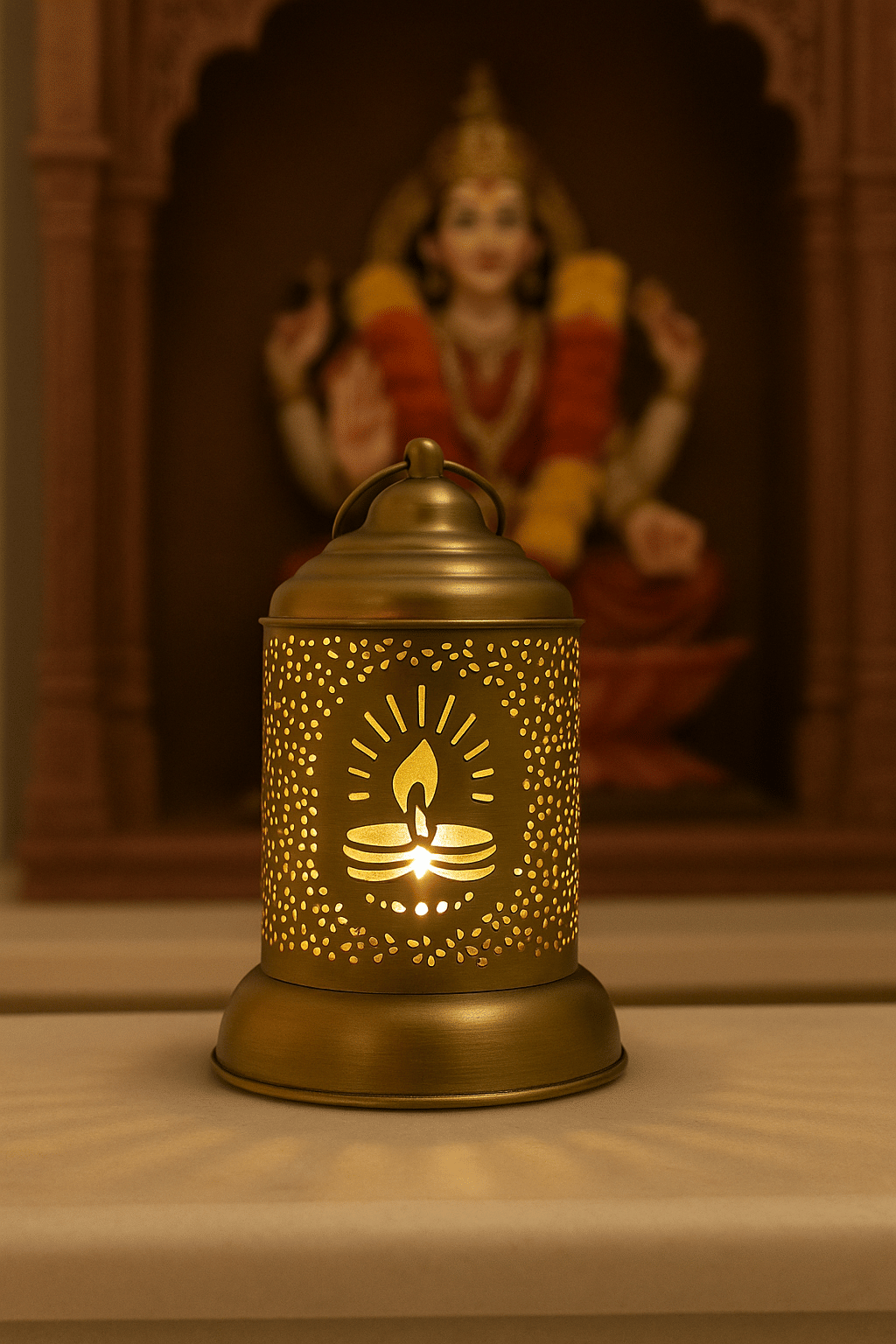 R.R.V. International Iron Designer Diya - Pack of 1