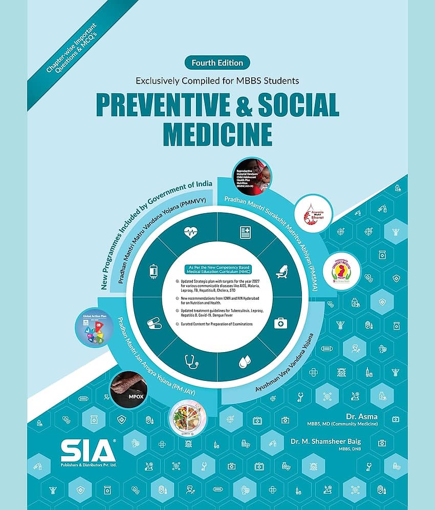 SIA Preventive and Social Medicine 4th Edition - Stationery | Buy online on ZillyBuy