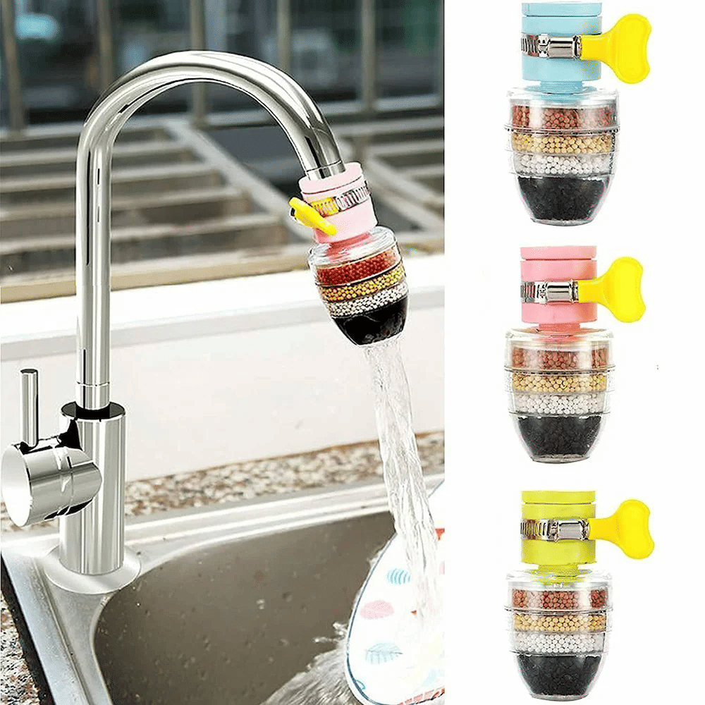 Spiry Activated Carbon Faucet 5 layer Water Filters For Home Purifier (3 PCS) Tap Mount Water Filter     			Spiry Activated Carbon Faucet 5 layer Water Filters For Home Purifier (3 PCS) Tap Mount Water Filter