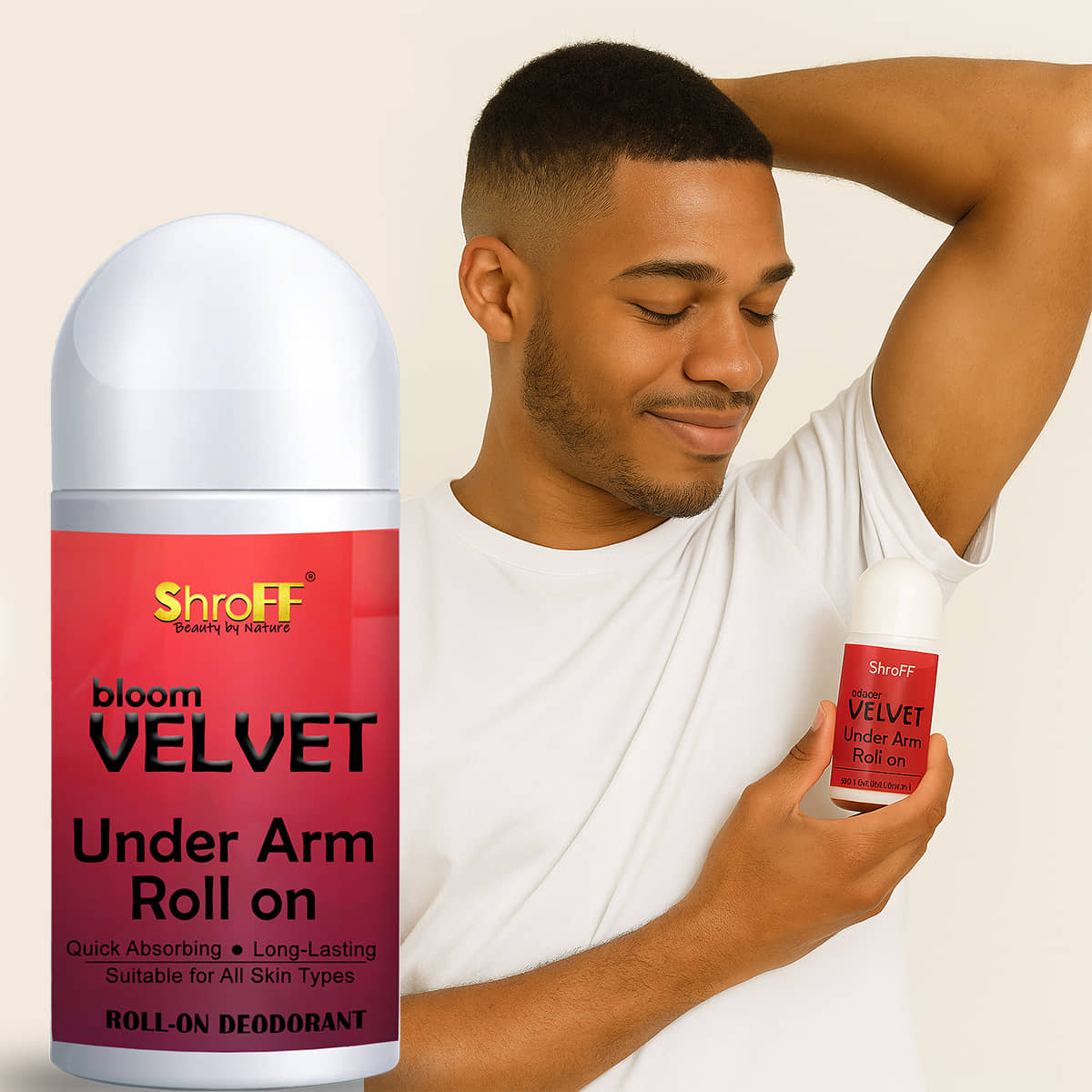 Underarm Roll-On for Men & Women – Long-Lasting, Aluminum-Free Deodorant with Soothing Chamomile & Cooling Menthol