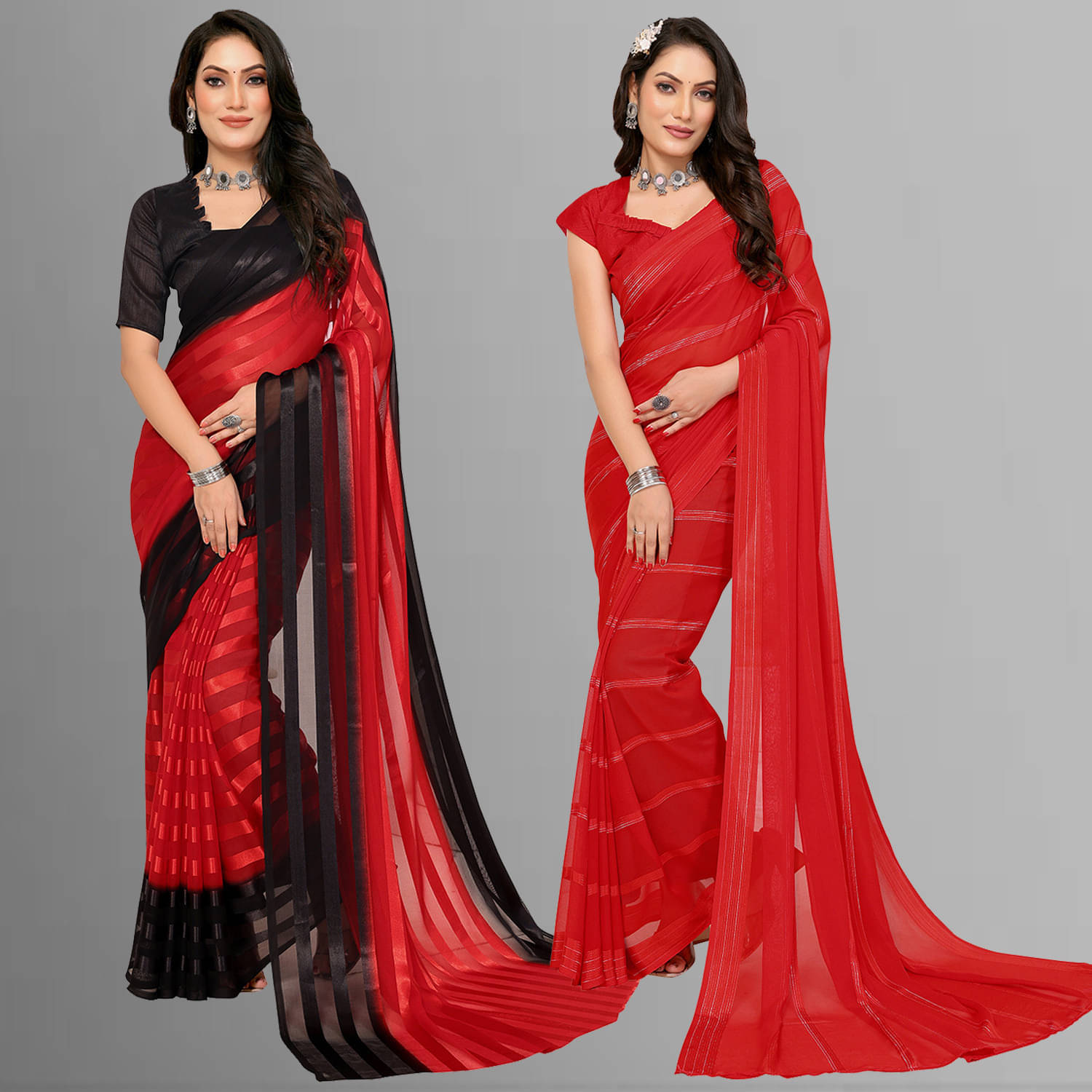     			ANAND SAREES Satin Self Design Saree With Unstitched Blouse Piece ( Multicolor )