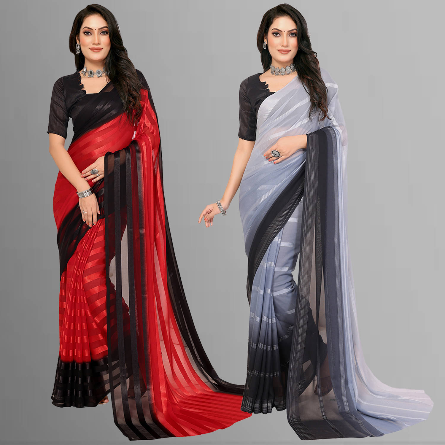 ANAND SAREES Satin Self Design Saree With Unstitched Blouse Piece ( Multicolor ) ANAND SAREES Satin Self Design Saree With Unstitched Blouse Piece ( Multicolor )