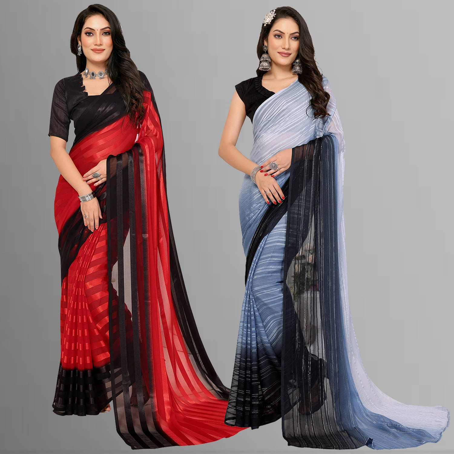     			ANAND SAREES Satin Self Design Saree With Unstitched Blouse Piece ( Multicolor )