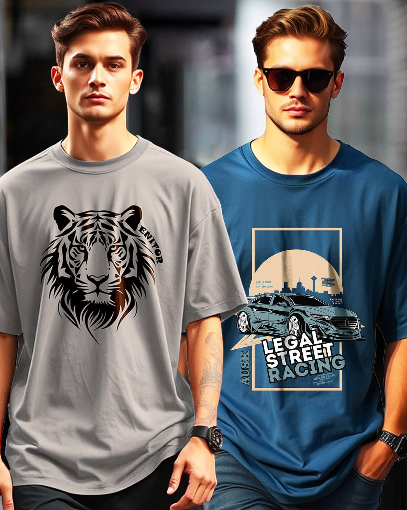 AOOSH Men Cotton Blend Oversized Fit Printed T-Shirt ( Grey ) AOOSH Men Cotton Blend Oversized Fit Printed T-Shirt ( Grey )