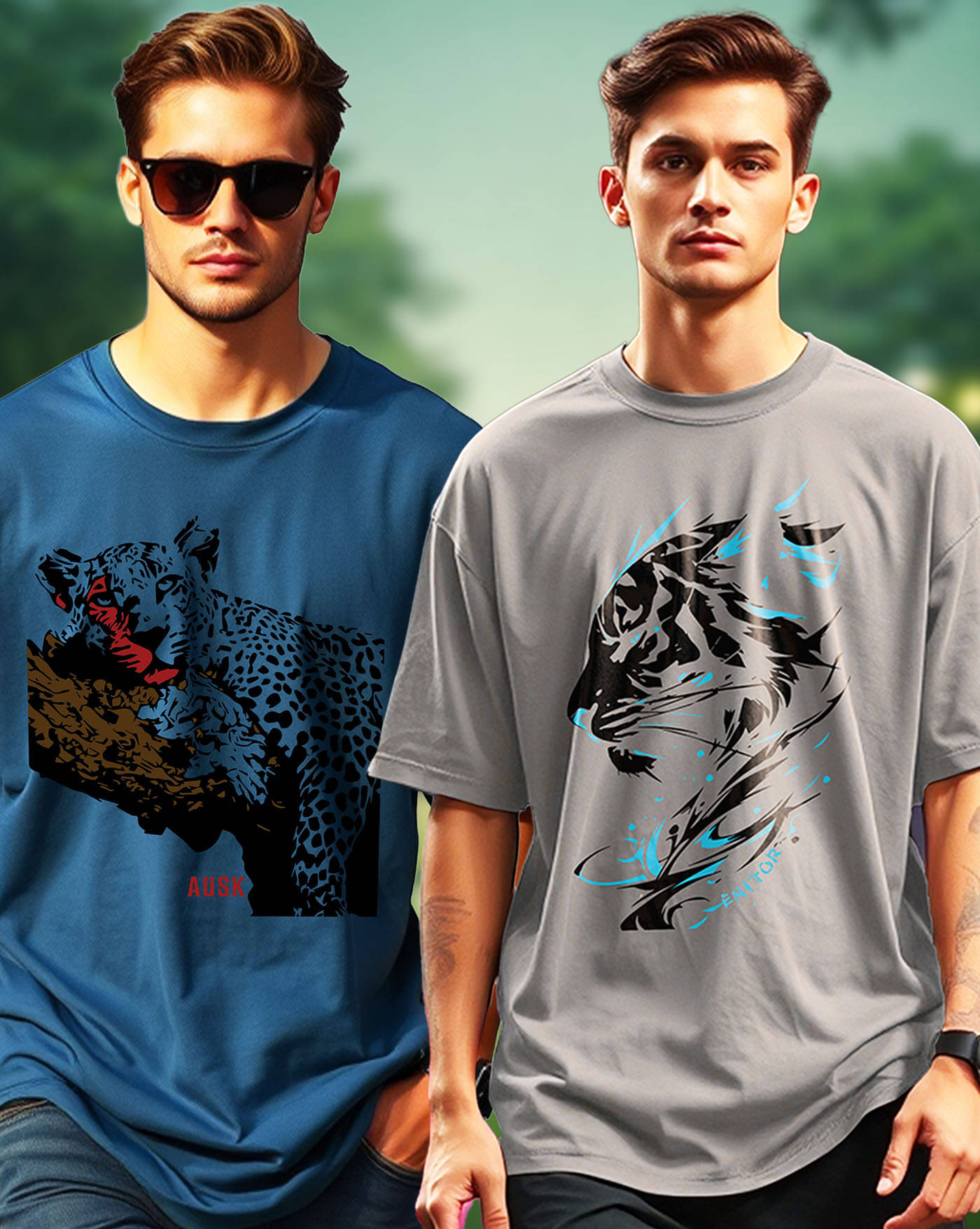 AOOSH Men Cotton Blend Oversized Fit Printed T-Shirt ( Grey ) AOOSH Men Cotton Blend Oversized Fit Printed T-Shirt ( Grey )